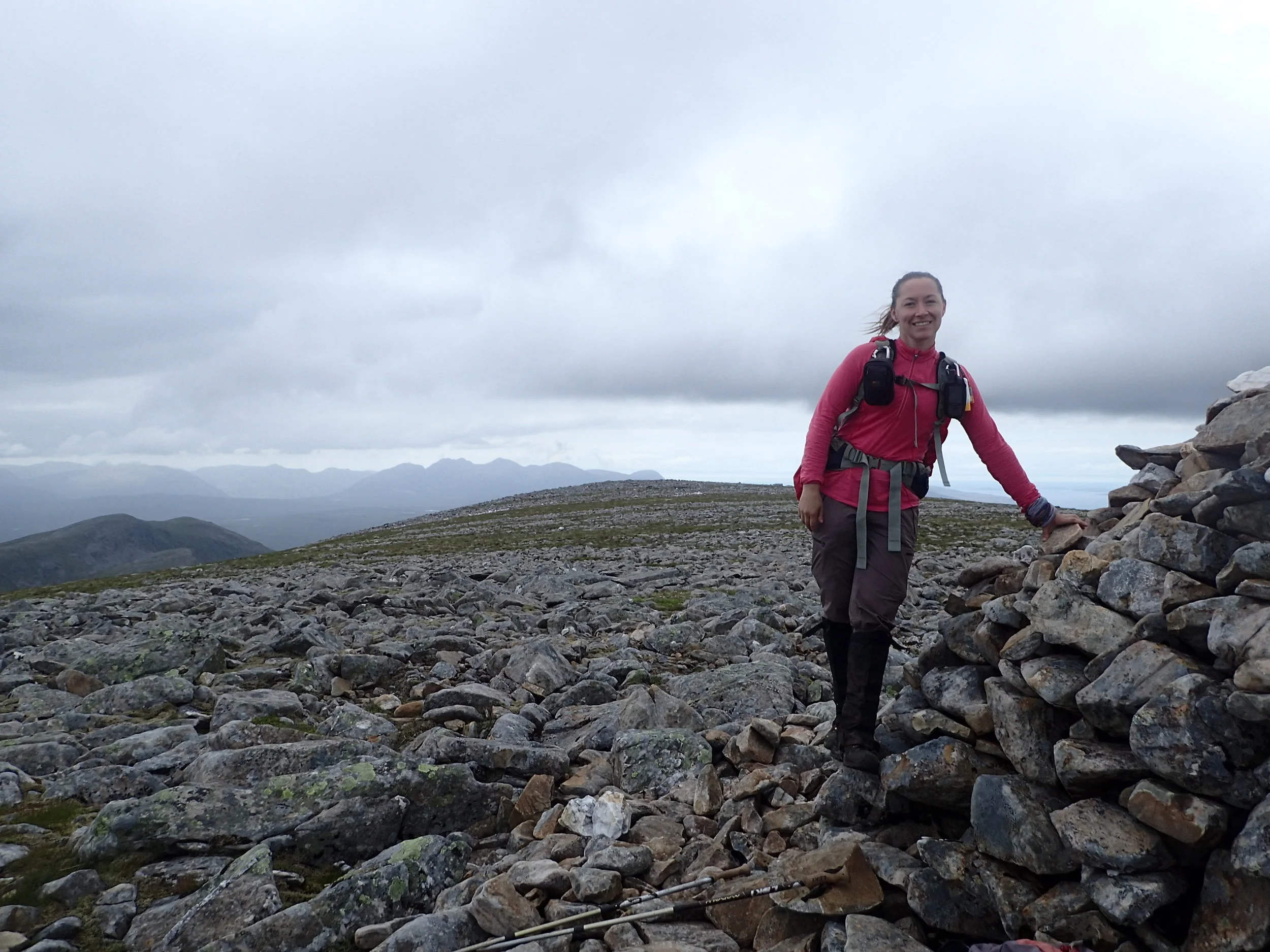 Seana Bhraigh, Eididh nan Clach Geala, Meall nan Ceapraichean, Cona'Mheall, Beinn Dearg (July 10, 2017)