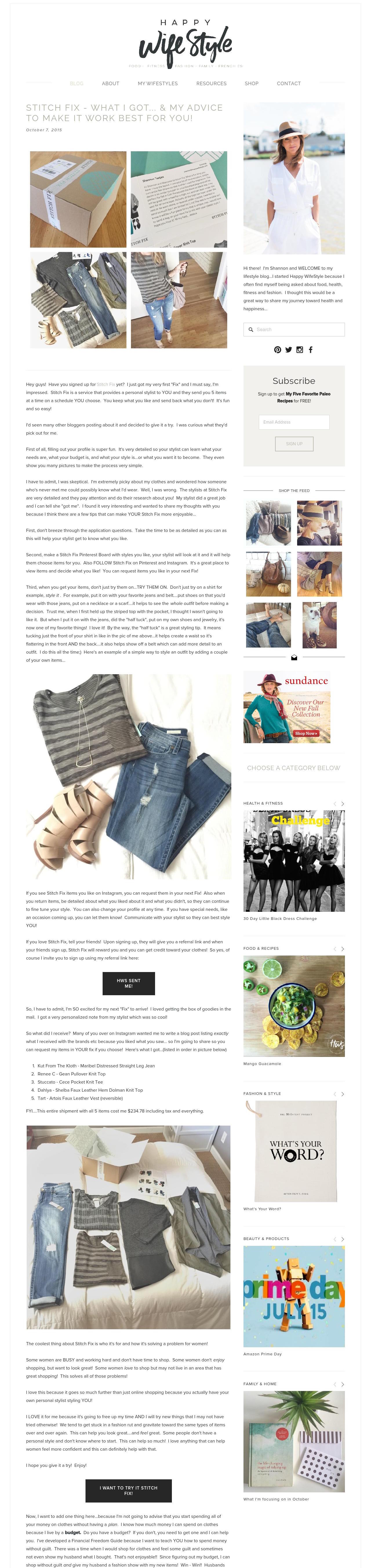 Happy WifeStyle Blog Design by Dapper Fox - Modern and clean website and brand design
