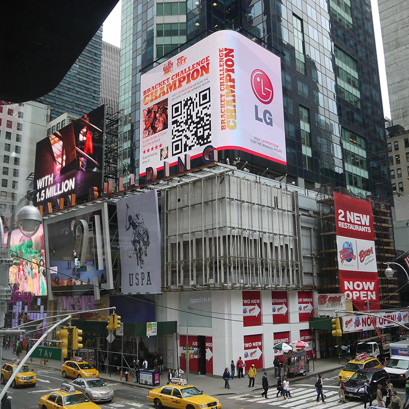 Times Square Billboard, LG NCAA Sponsorship