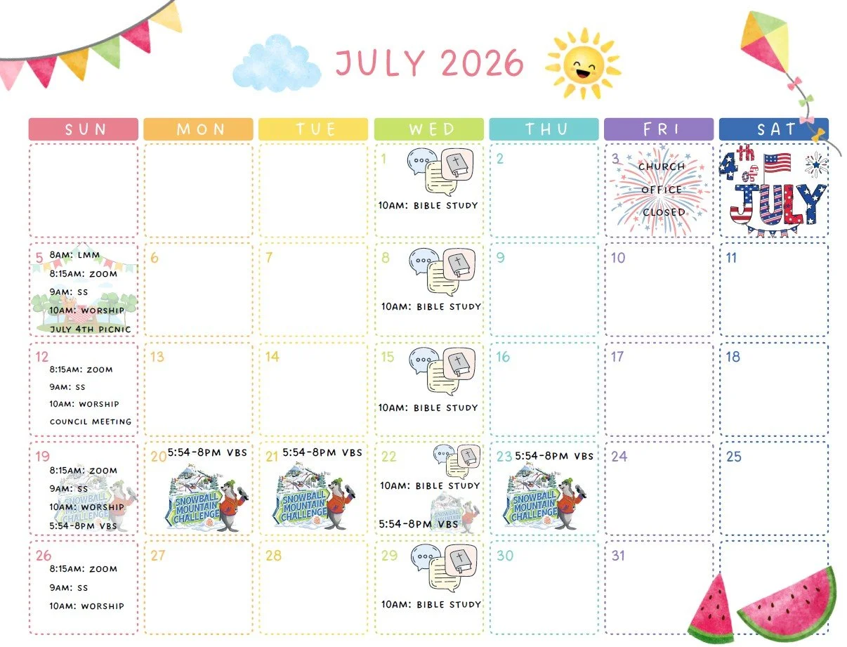 Monthly Calendar