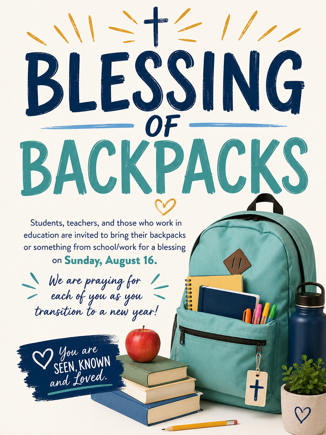 Blessing of the Backpacks