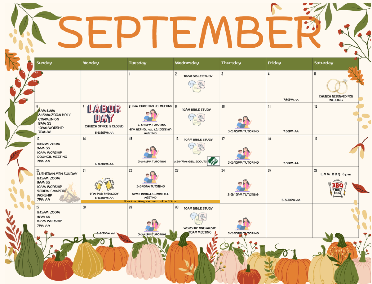 Monthly Calendar