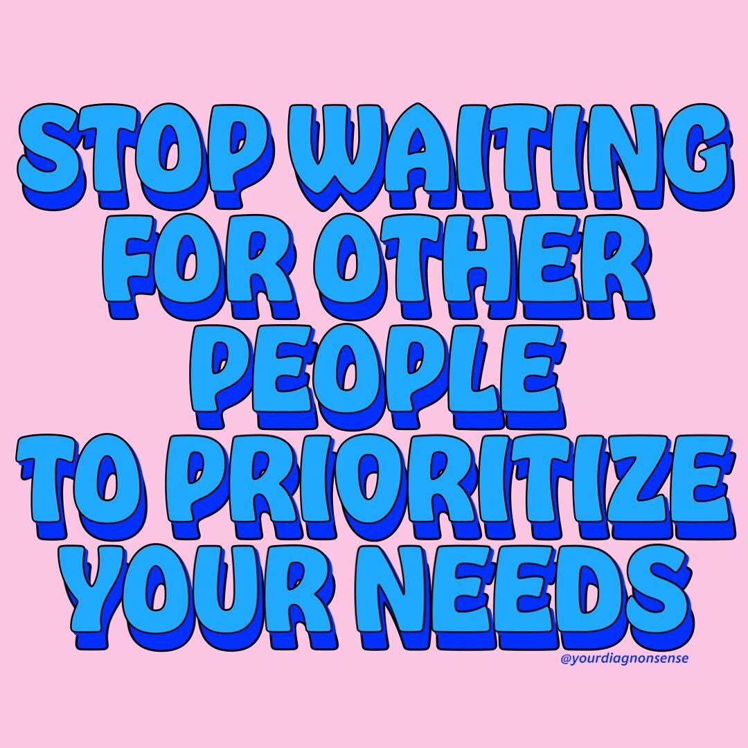 You have to be your own advocate. ⁣
Stop waiting for other people to give you permission to be heard, seen, or understood. ⁣
Speak up. ⁣
Prompt. ⁣
Ask. Demand if necessary.⁣
Stop blaming other people for not coming through for you on something you&rs