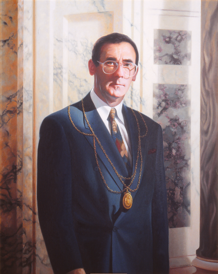 Councillor Fred Cobain (b.1946), Lord Mayor (1990–1991)
