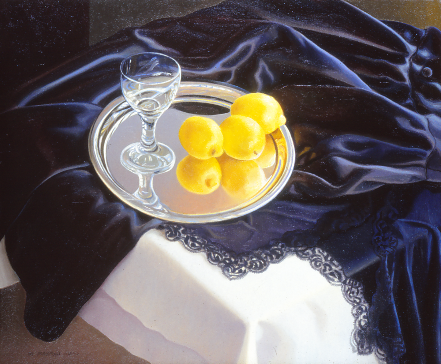 LEMONS AND BLACK SILK