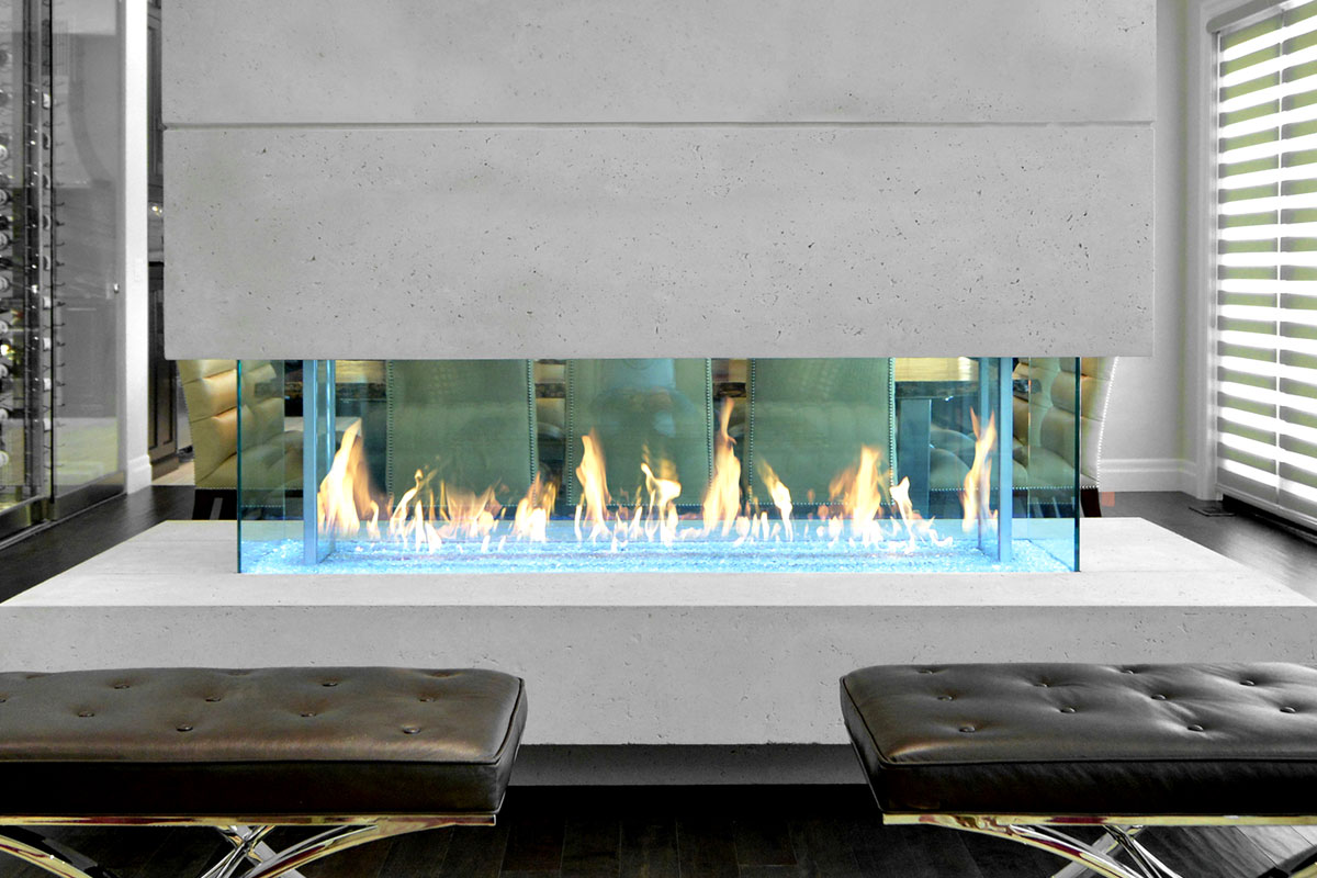 DaVinci Island Direct Vent Gas Fireplace