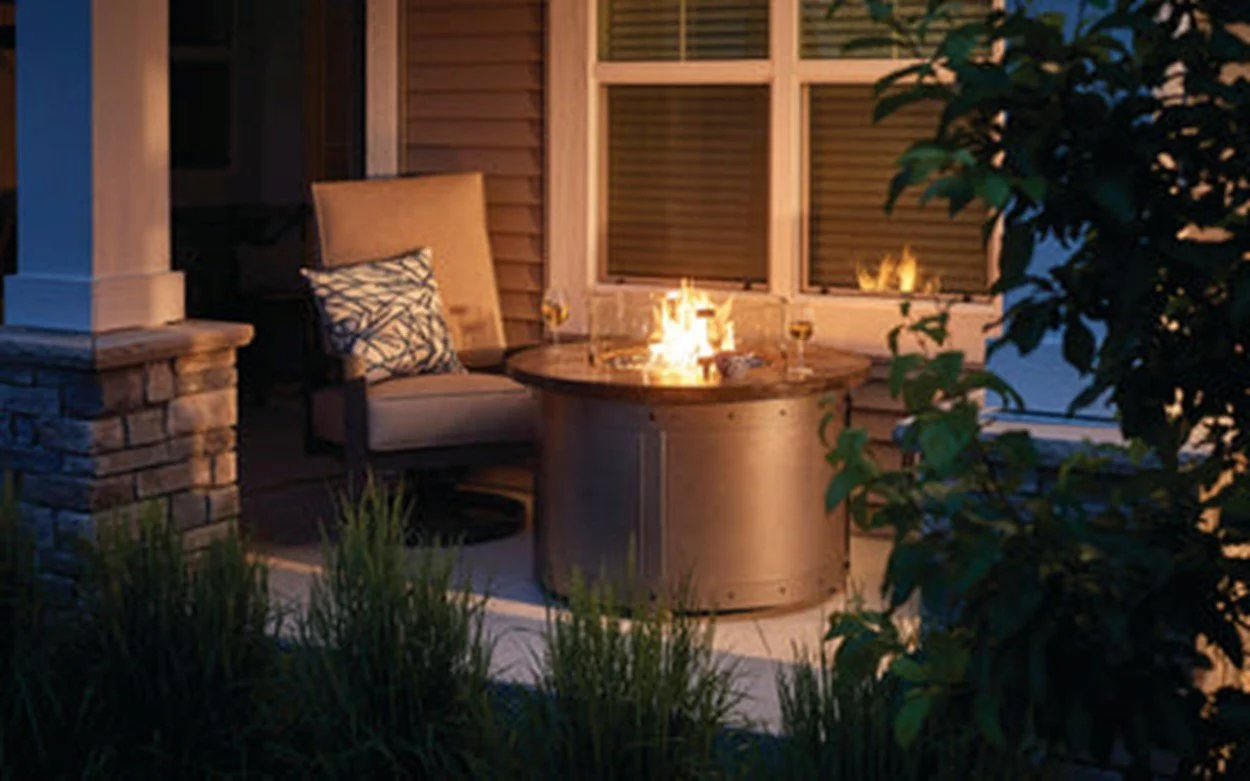 Outdoor Greatroom Edison Gas Fire Pit Table — Housewarmings