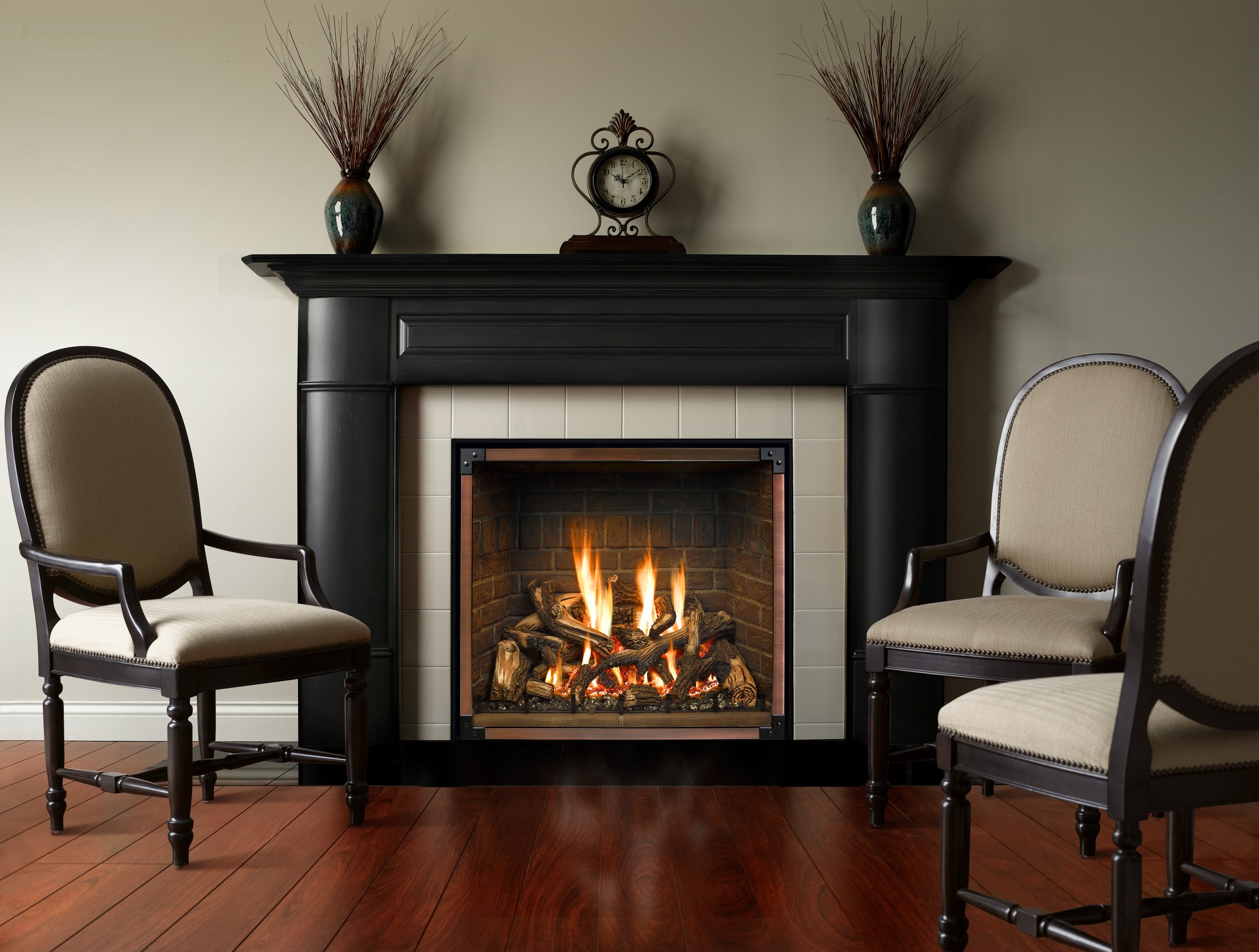 Mendota Traditional Gas Fireplace and Insert