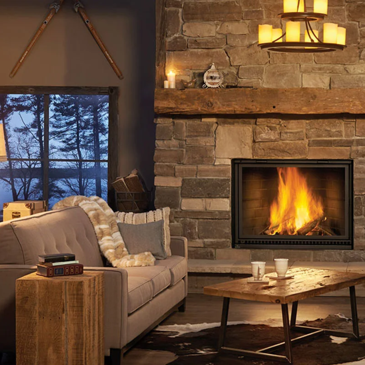 Wood Burning Fireplace (Copy)