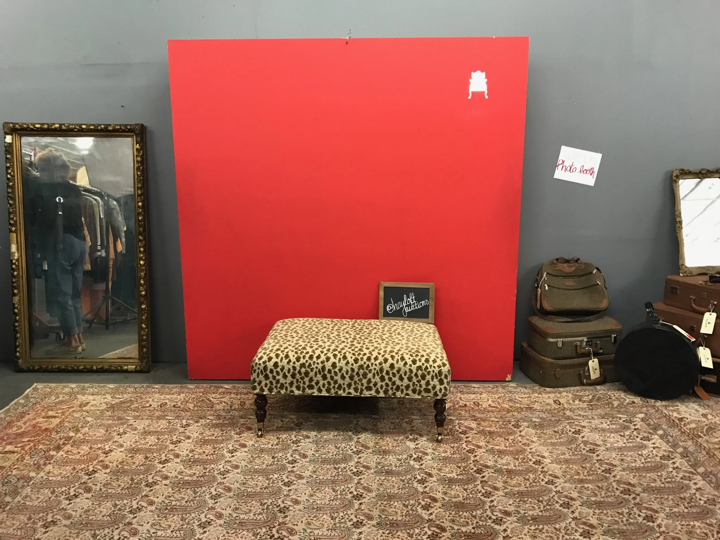 Our #haylofttagsale photo booth