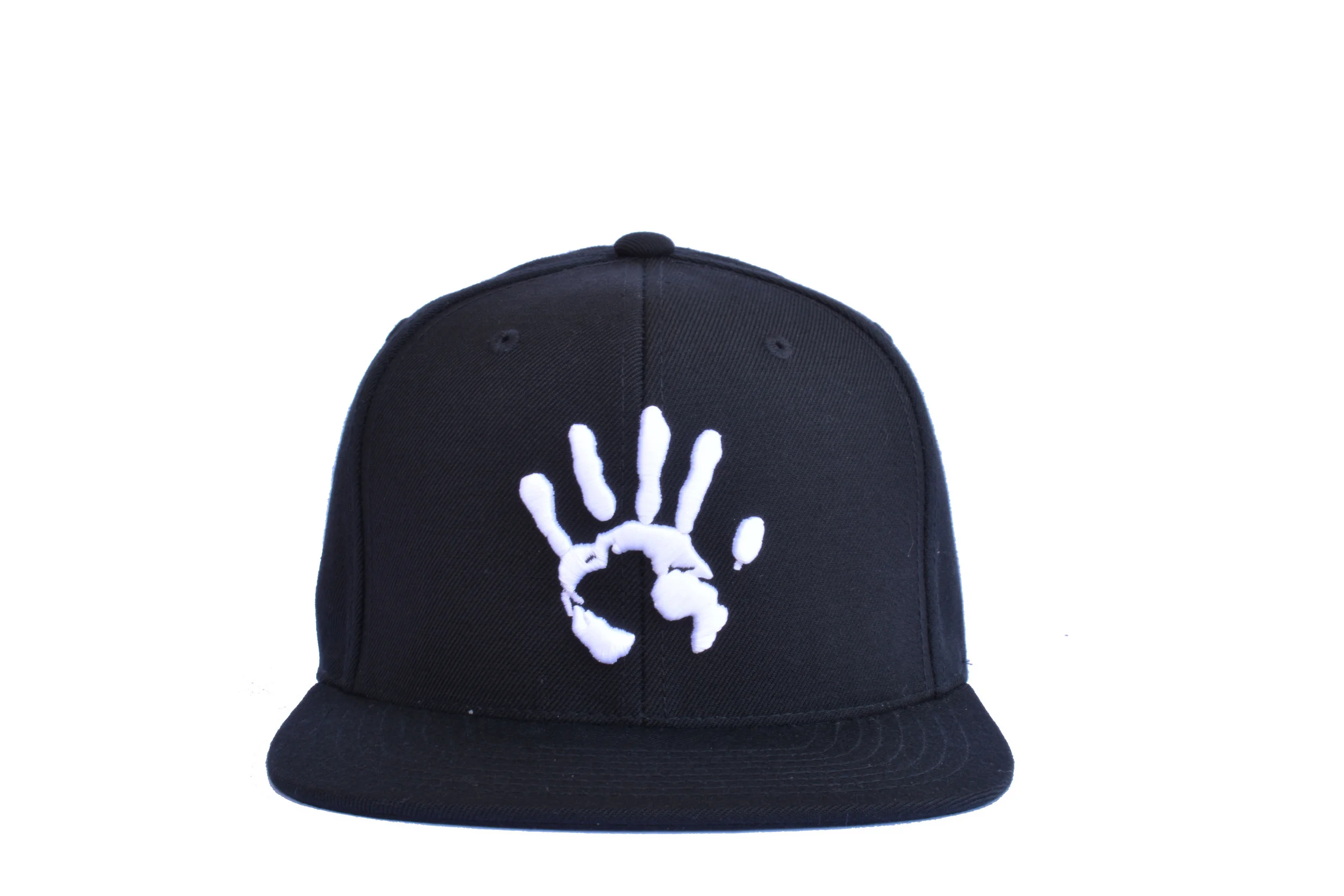 The Handprint Snapback - Black