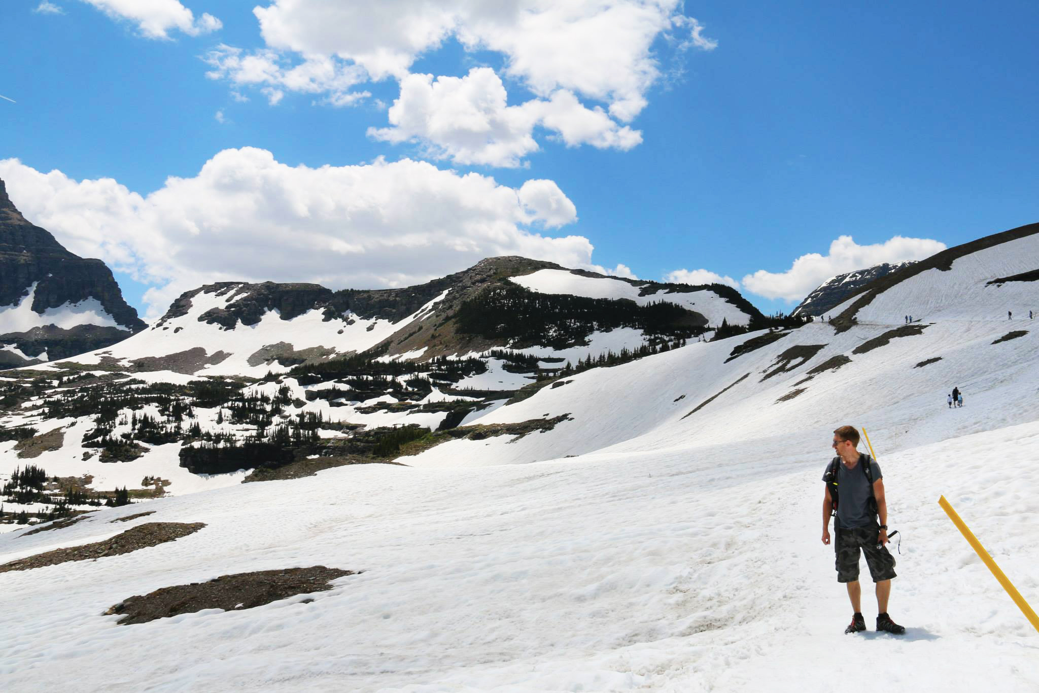 glacier national park montana mountains hike logan pass trails