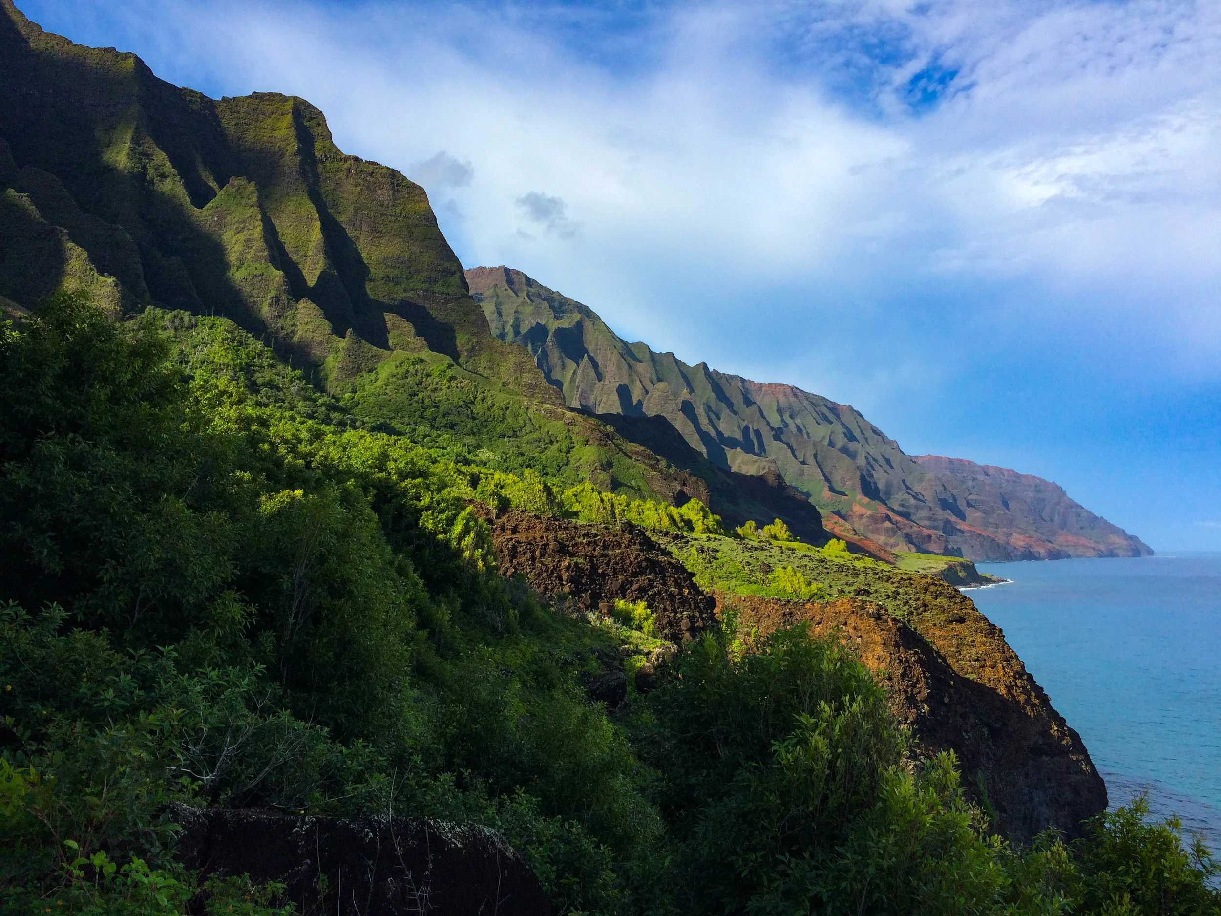 Knee Deep in the Kalalau Trail, Hawaii