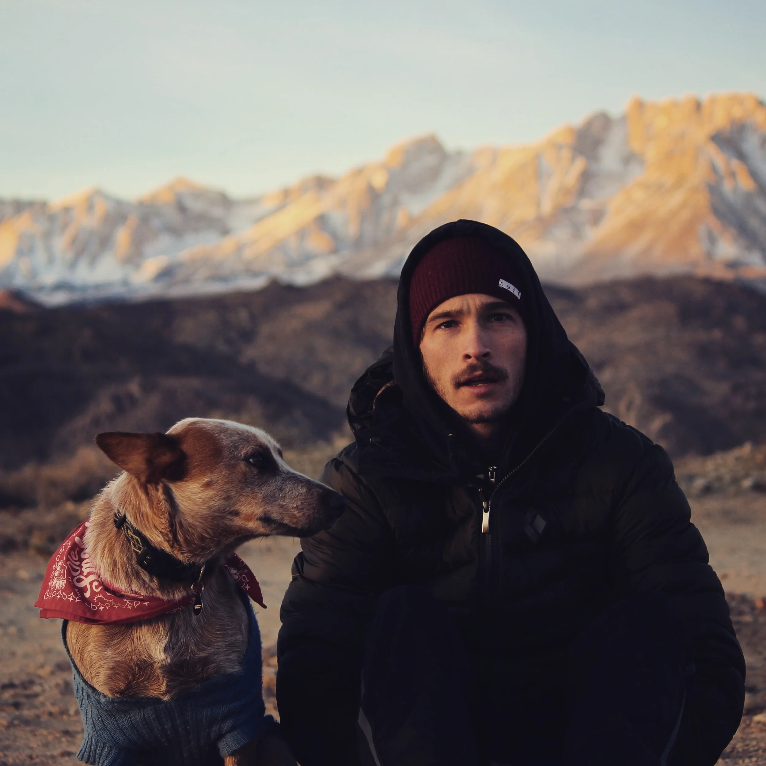 Don't forget the dog! Watch Christian and his Australian cattle dog, Peter, explore Eastern Sierra