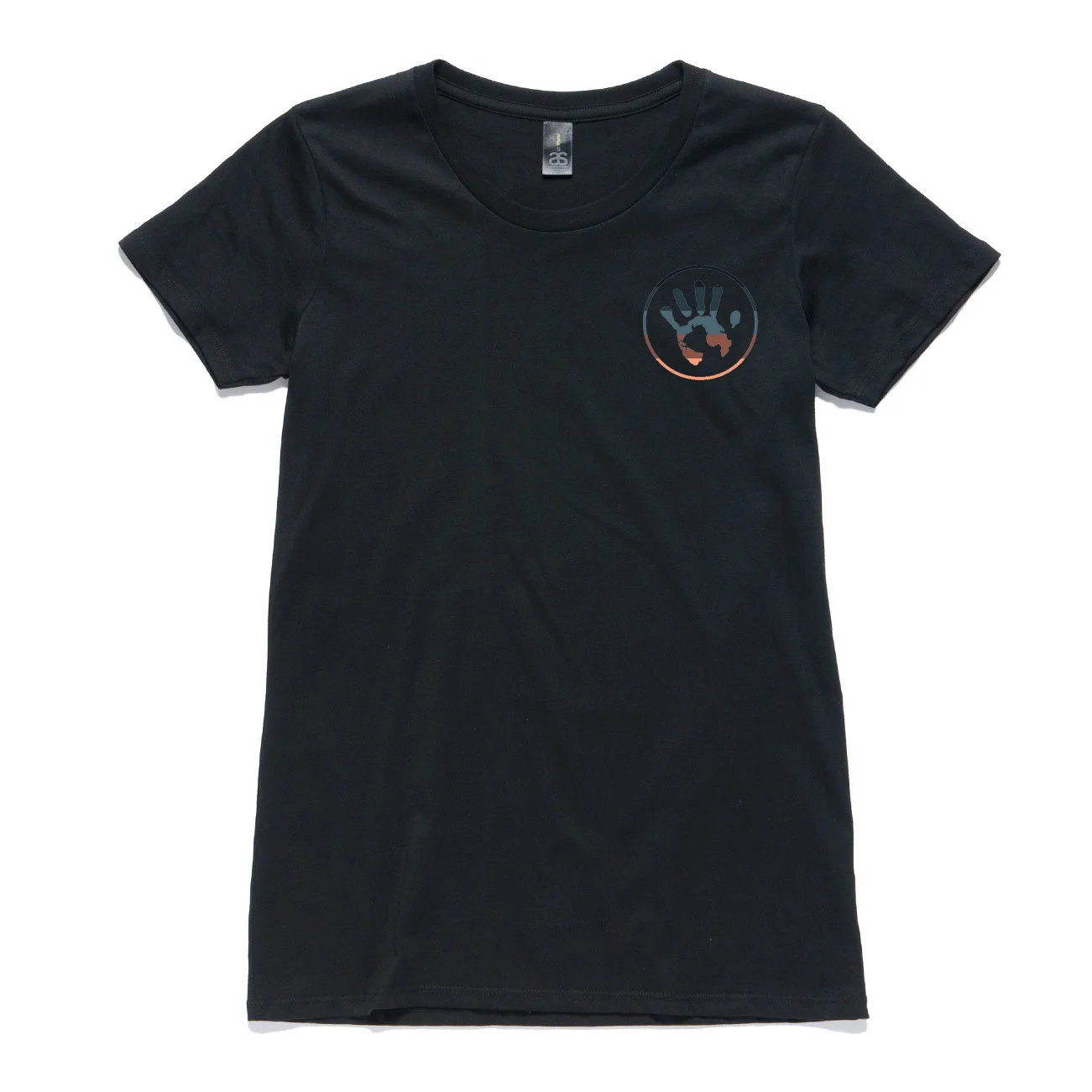 Womens Colour Circle Hand Tee