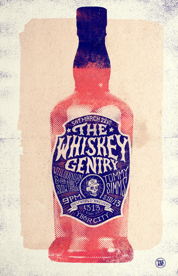 Whiskey Gentry Gigposter