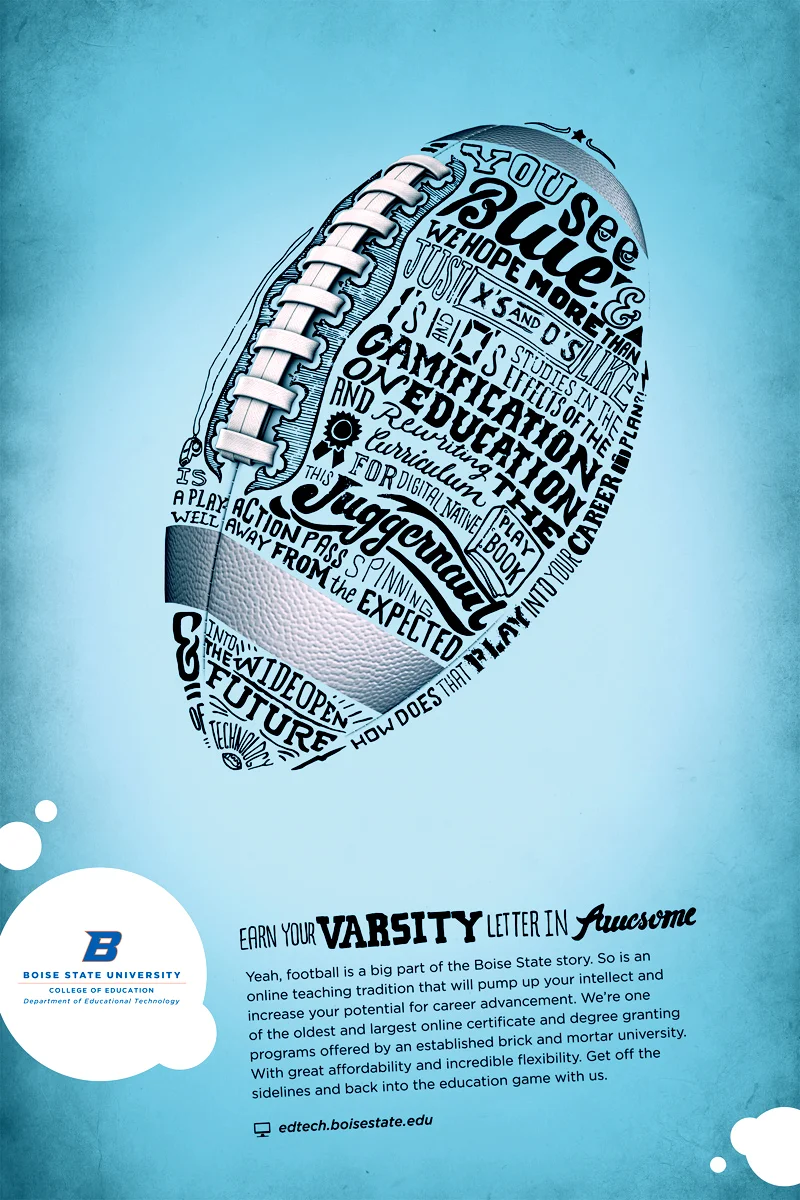 Poster series for Boise State University EDTECH