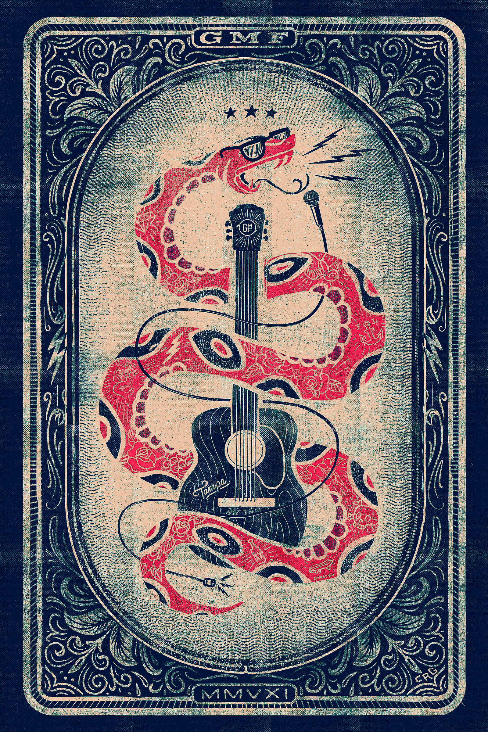 Gasparilla Music Festival Poster 2016