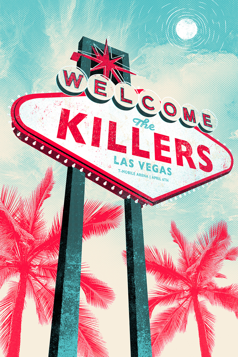 The Killers gig poster