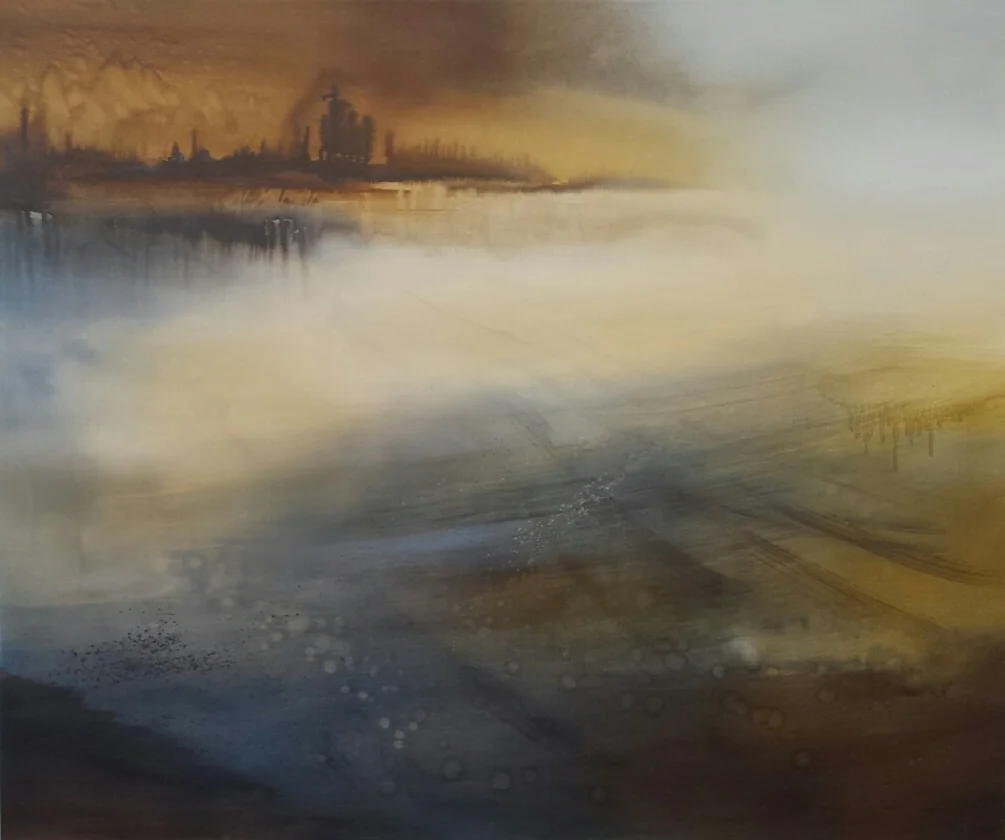 In the elements, 120 x 100cm oil on canvas.
