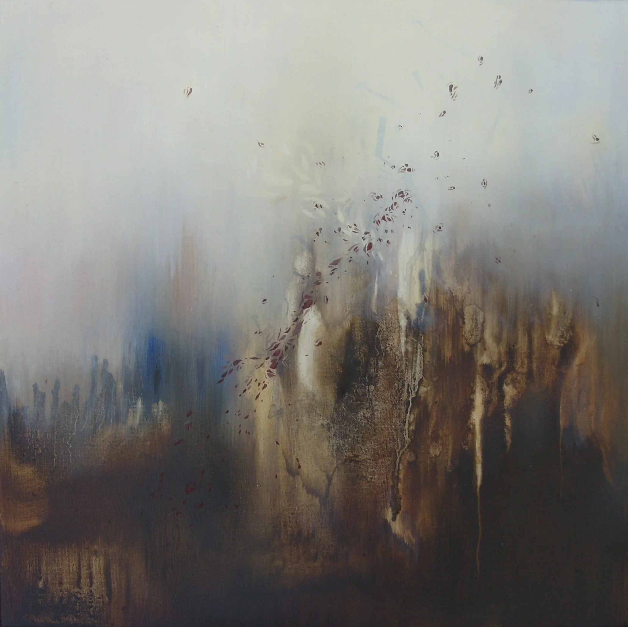 Terra -drift 30 x 30cm oil on canvas