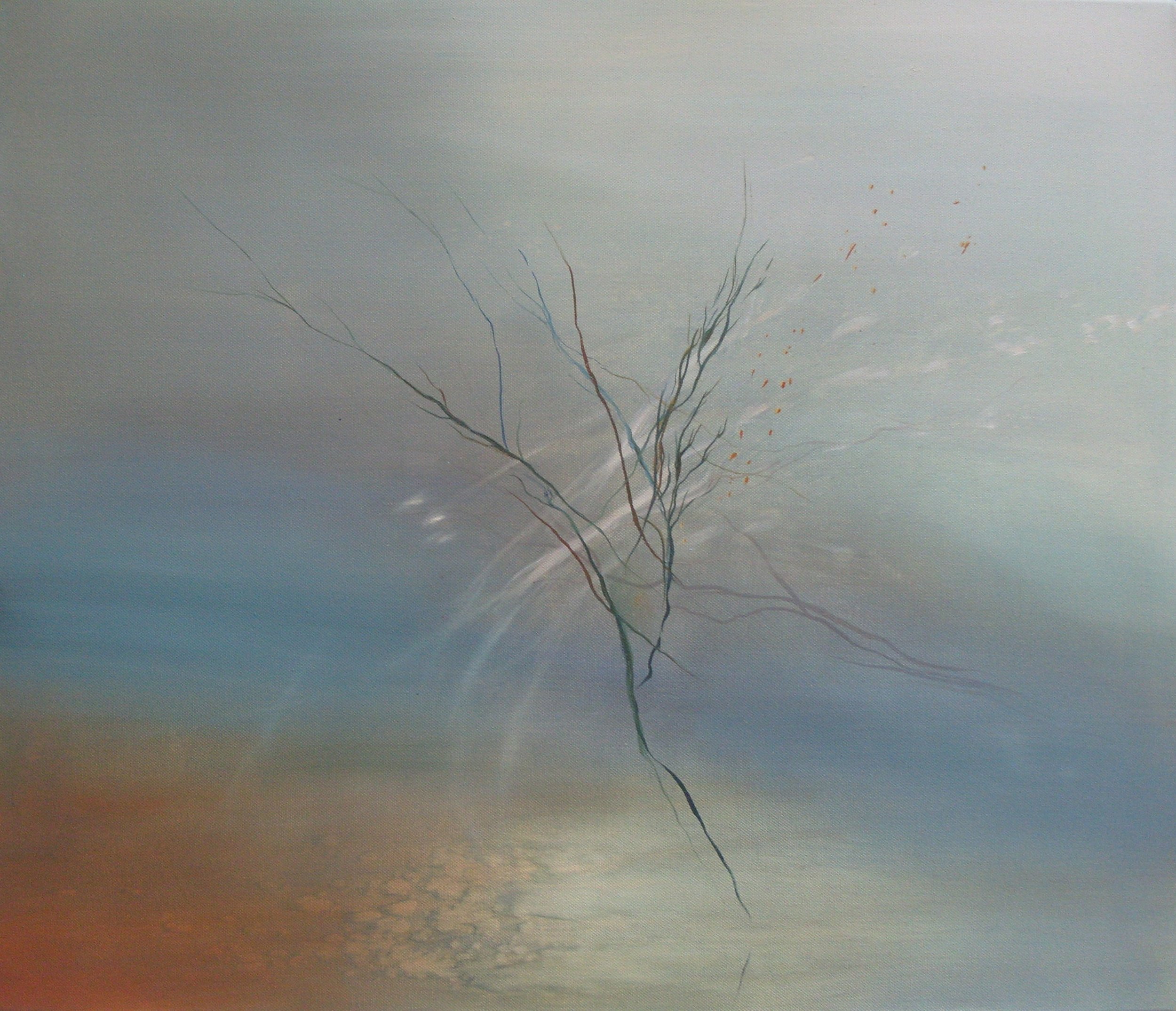 Tides reach 60 x 76cm oil on canvas