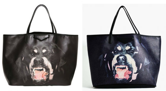 Givenchy (left) & Nasty Gal (right)