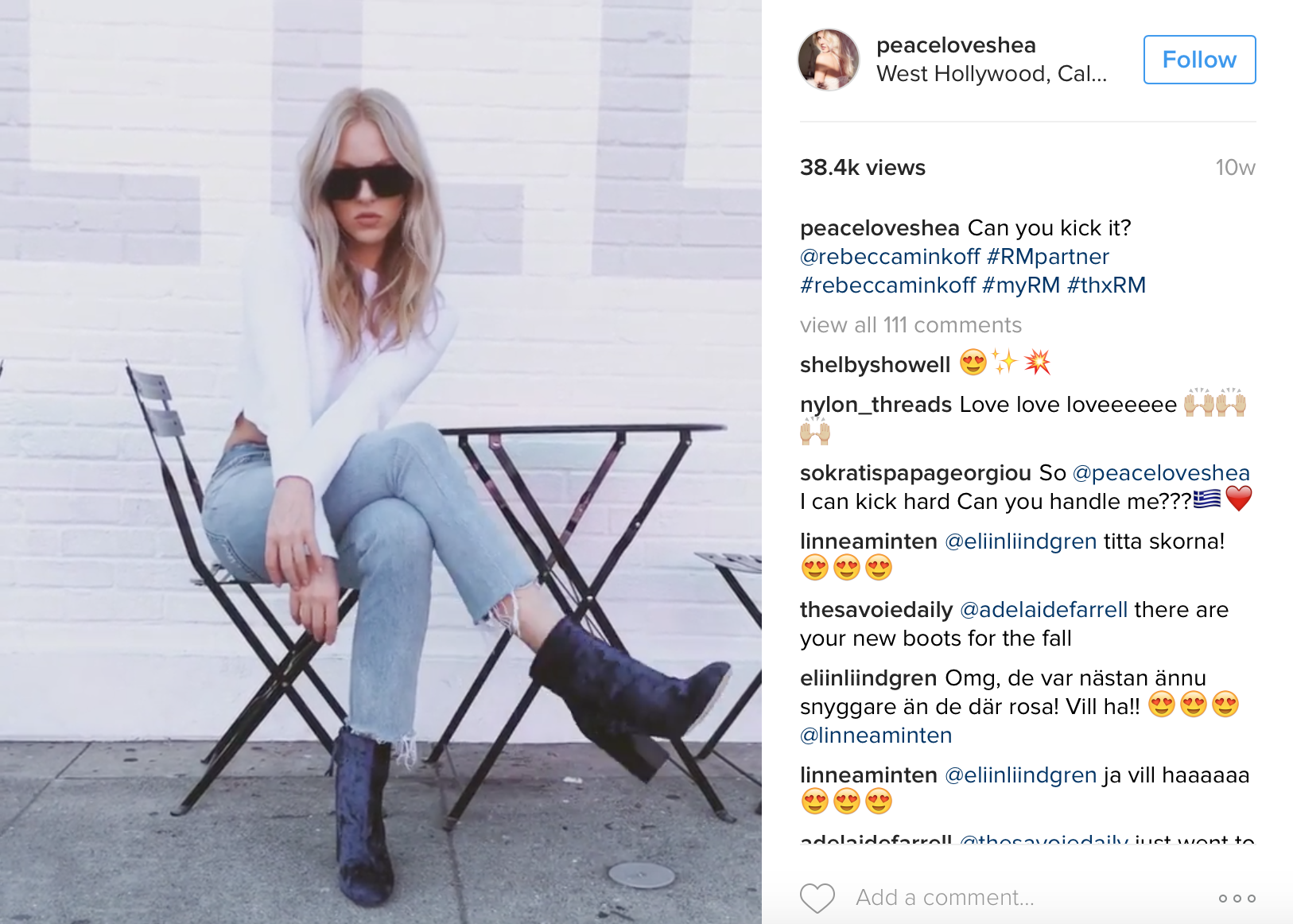 image: @peaceloveshea instagram