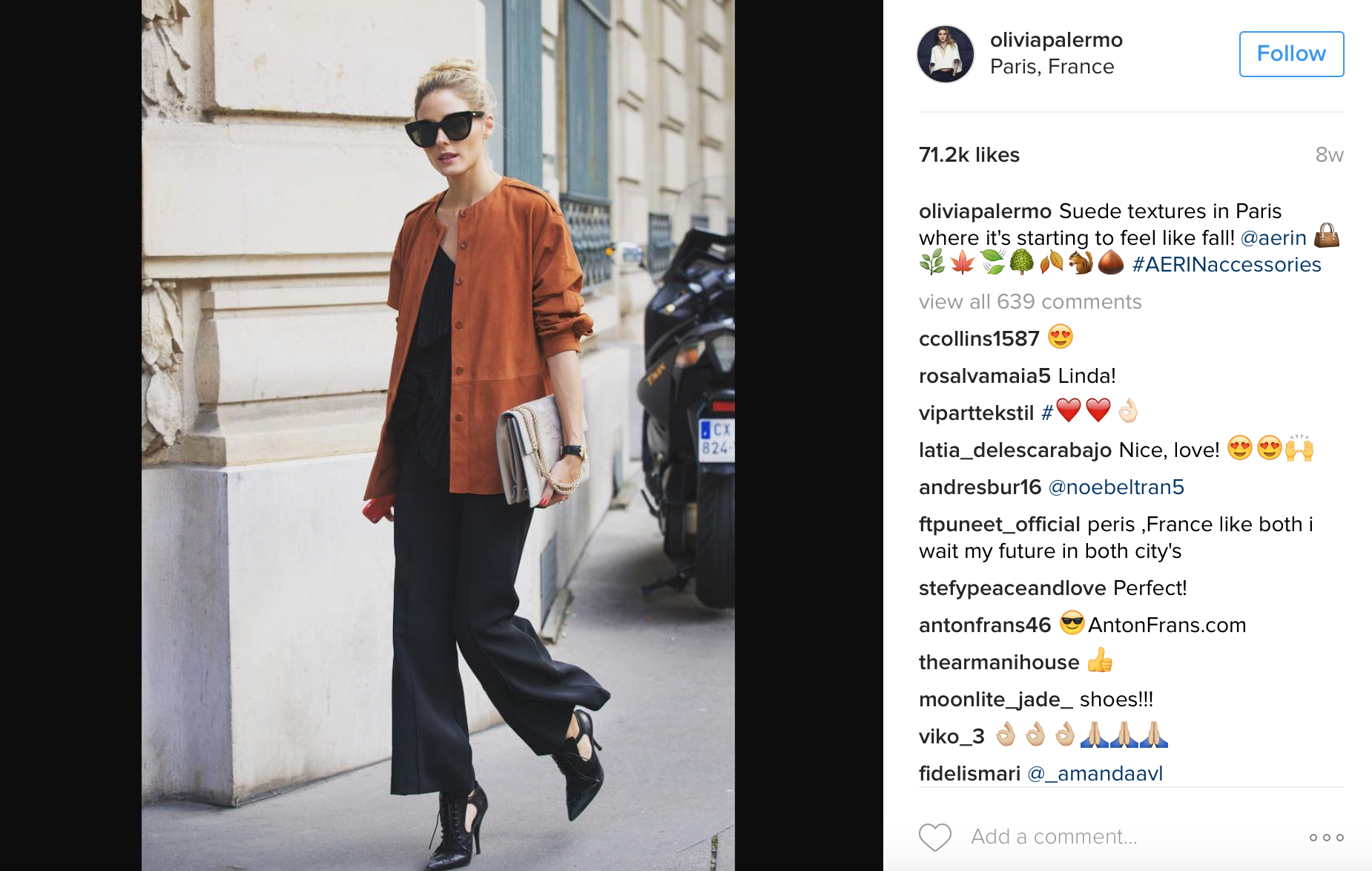 image: @oliviapalermo instagram