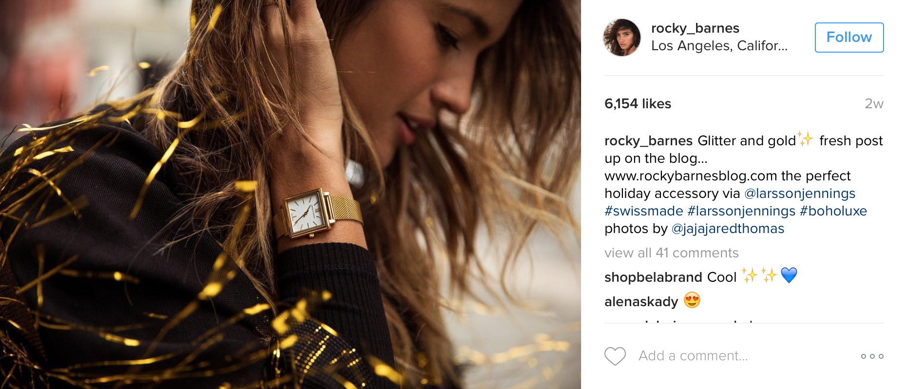 image: @rocky_barnes instagram
