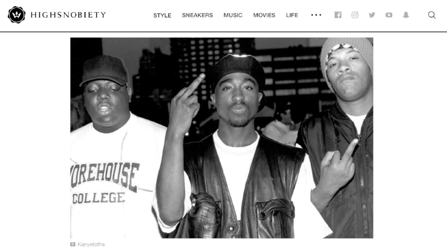 Pereira's photo on HighSnobiety's site