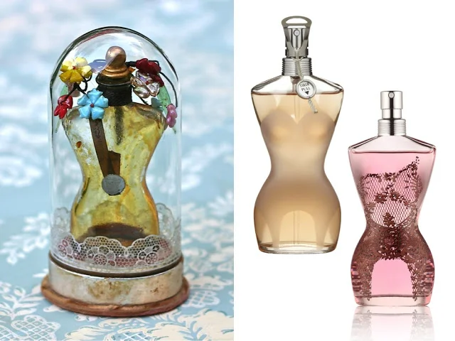Elsa Schiaparelli *left) & Jean-Paul Gaultier (right)