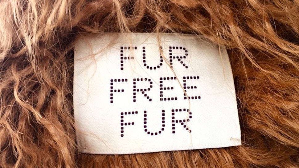 One of Stella McCartney’s “Fur Free Fur” patches