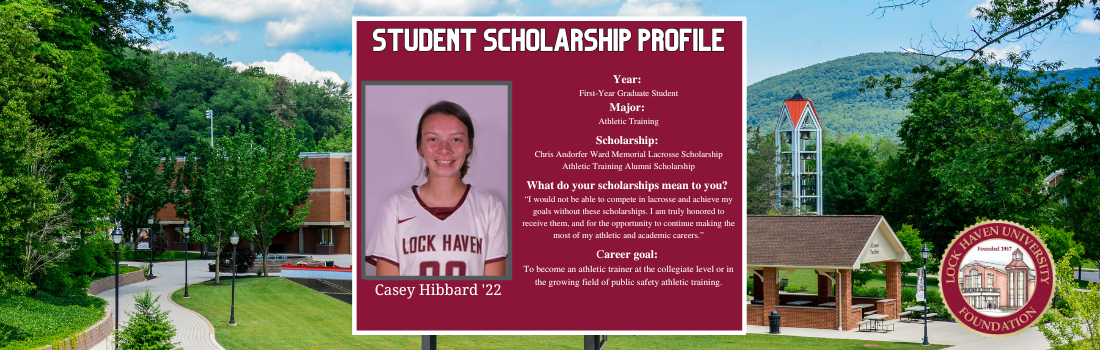Hibbard '22 Earns Academic and Athletic Scholarships Through LHU ...