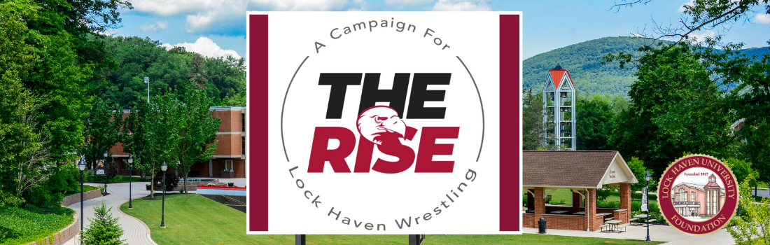 President Osgood’s Major Gift Pushes Lock Haven Wrestling’s The Rise Campaign Past $3.5 Million Goal Two Years Early