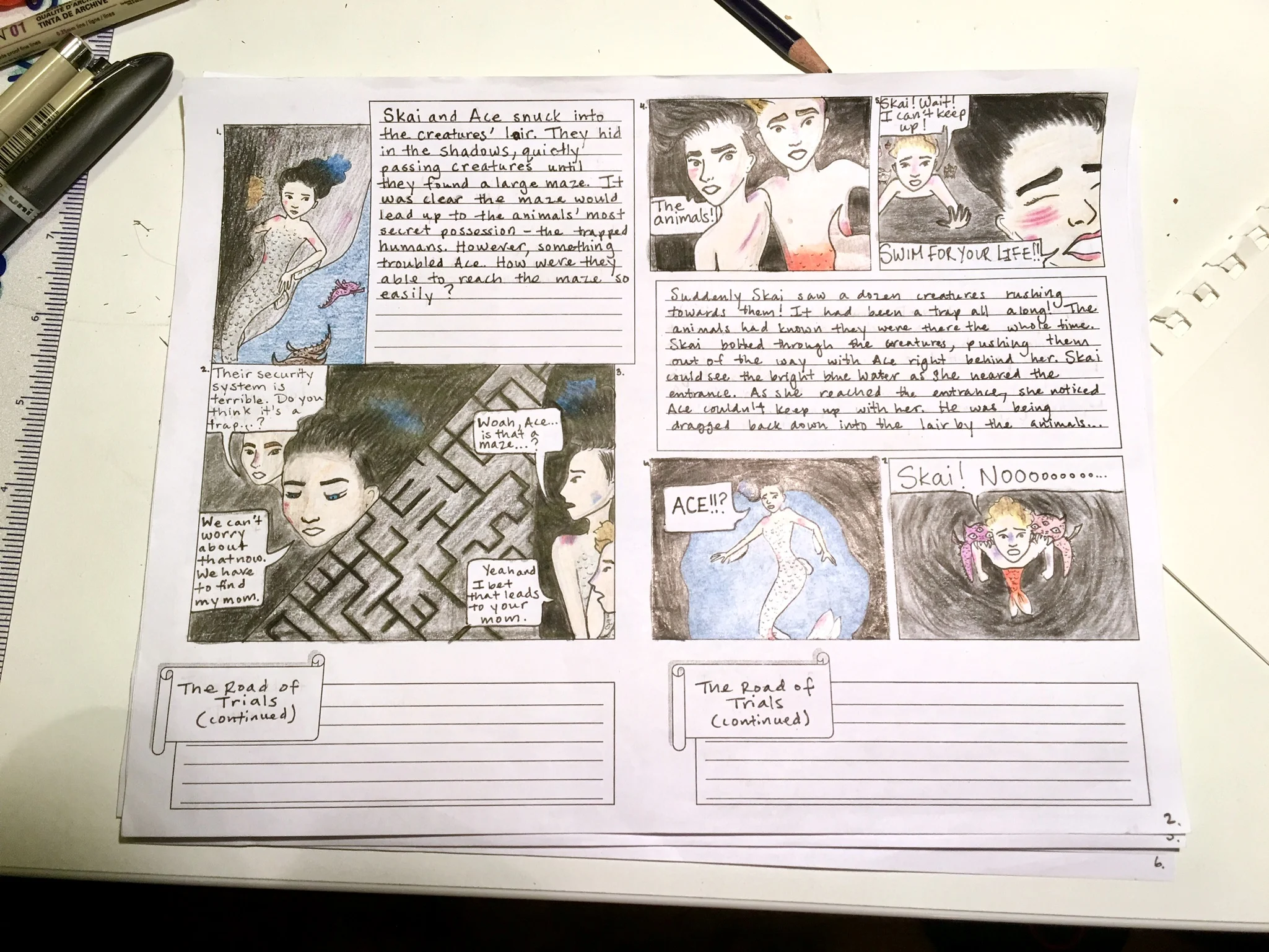 Language Arts Homework, pg. 2