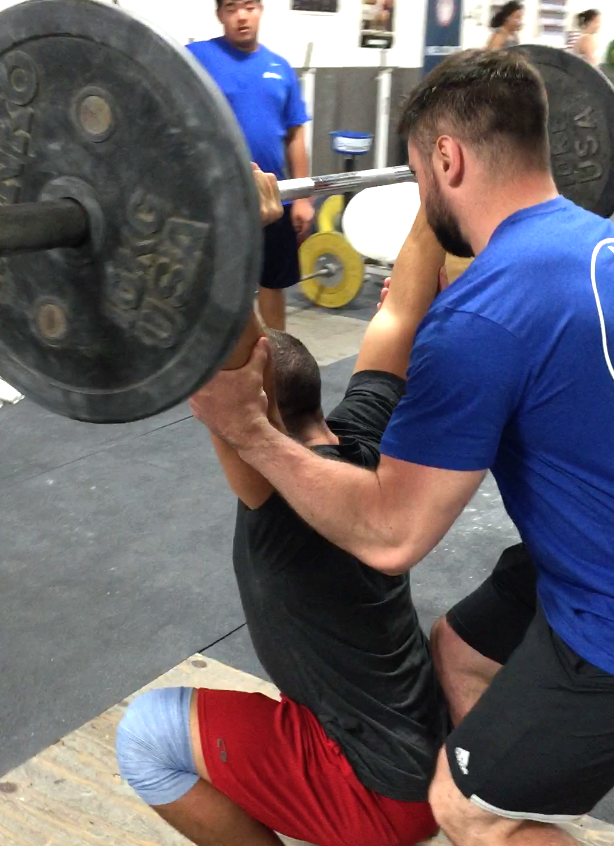 Fig. 1: 2012 Olympic gold medalist aleksey torokhtiy works with robert blackwell