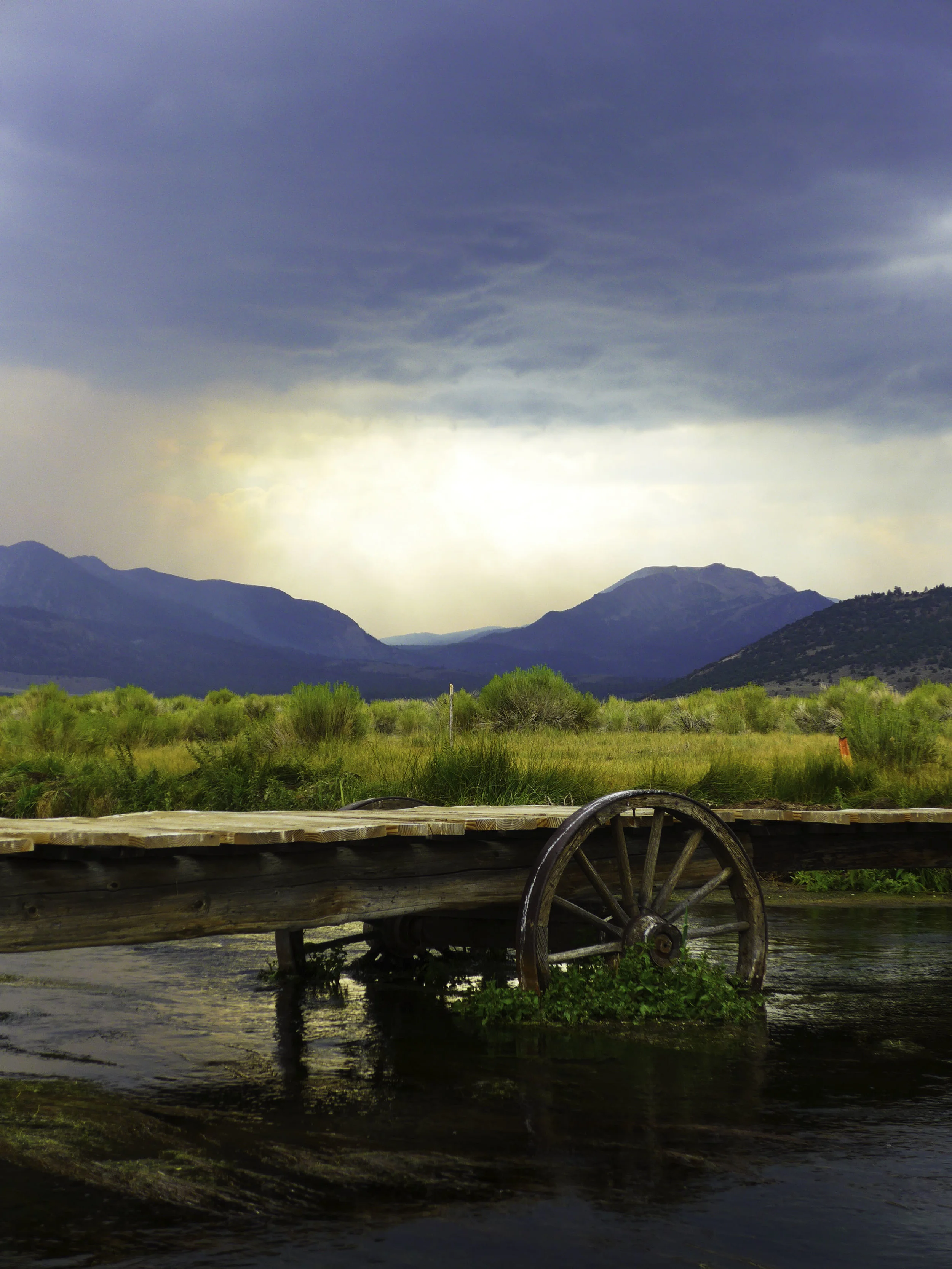 Hot Creek Wagon Wheel