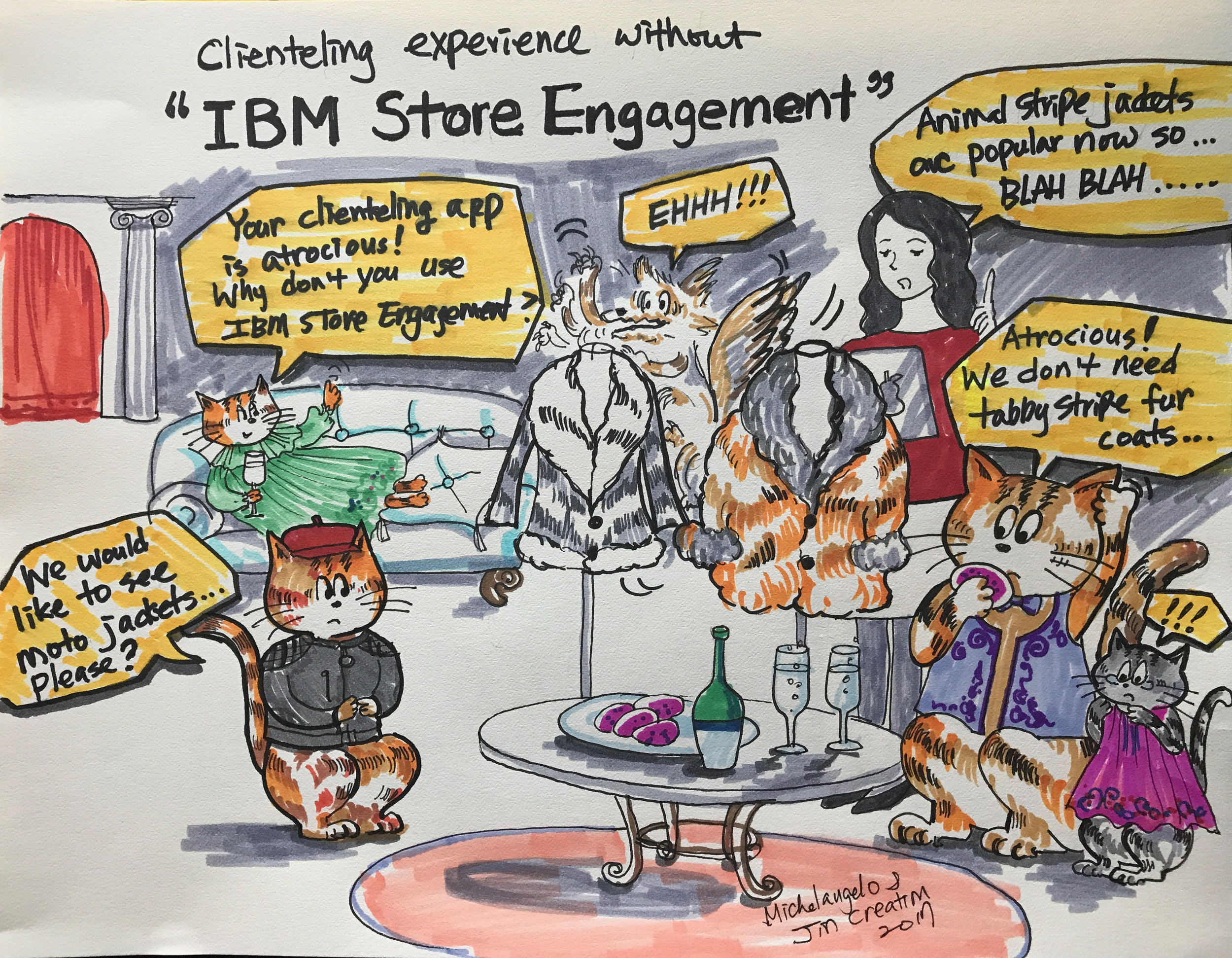 AS-IS/BEFORE IBM Store Engagement "Clienteling"