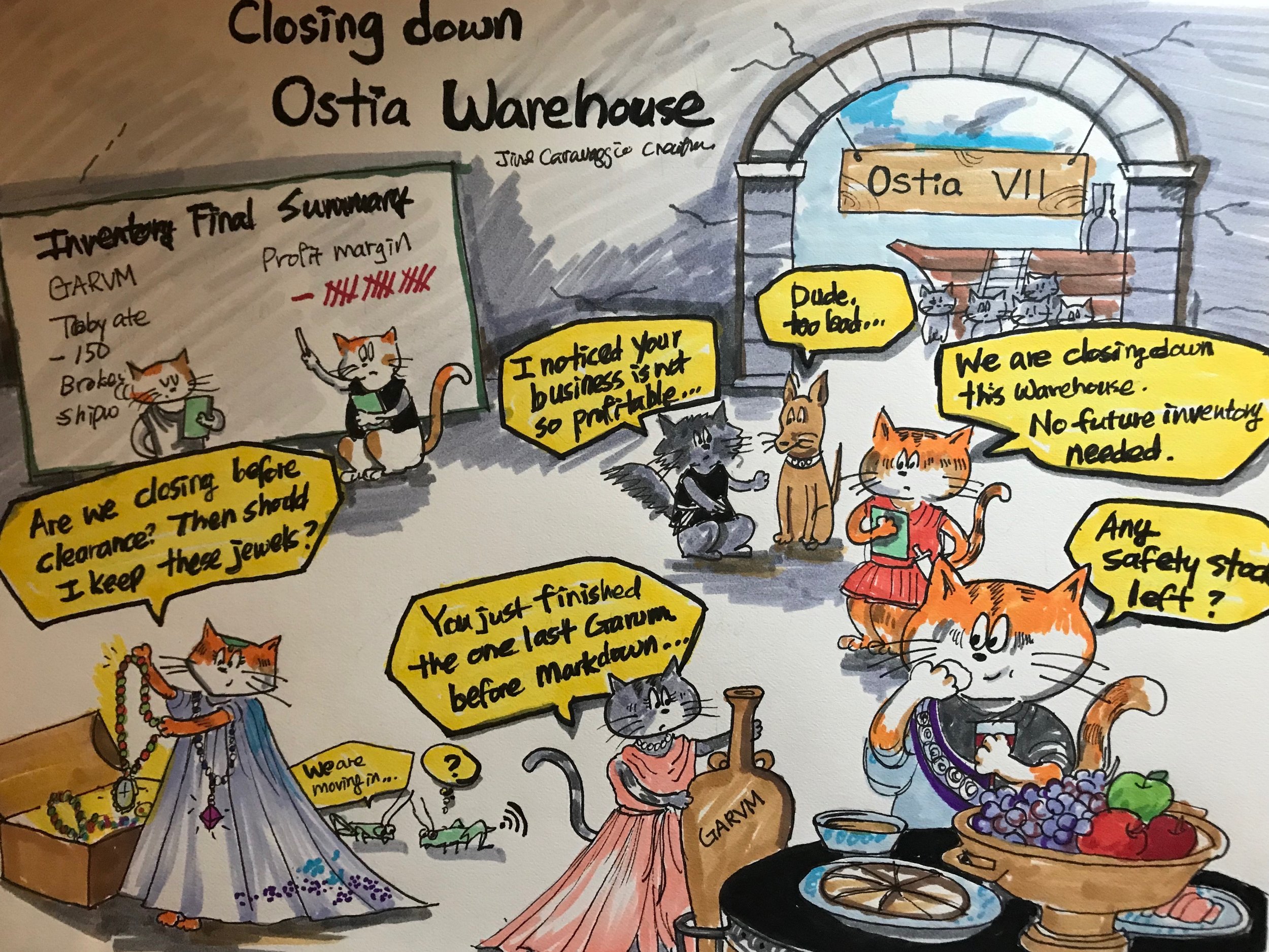 Comic I did when I left IBM Watson commerce