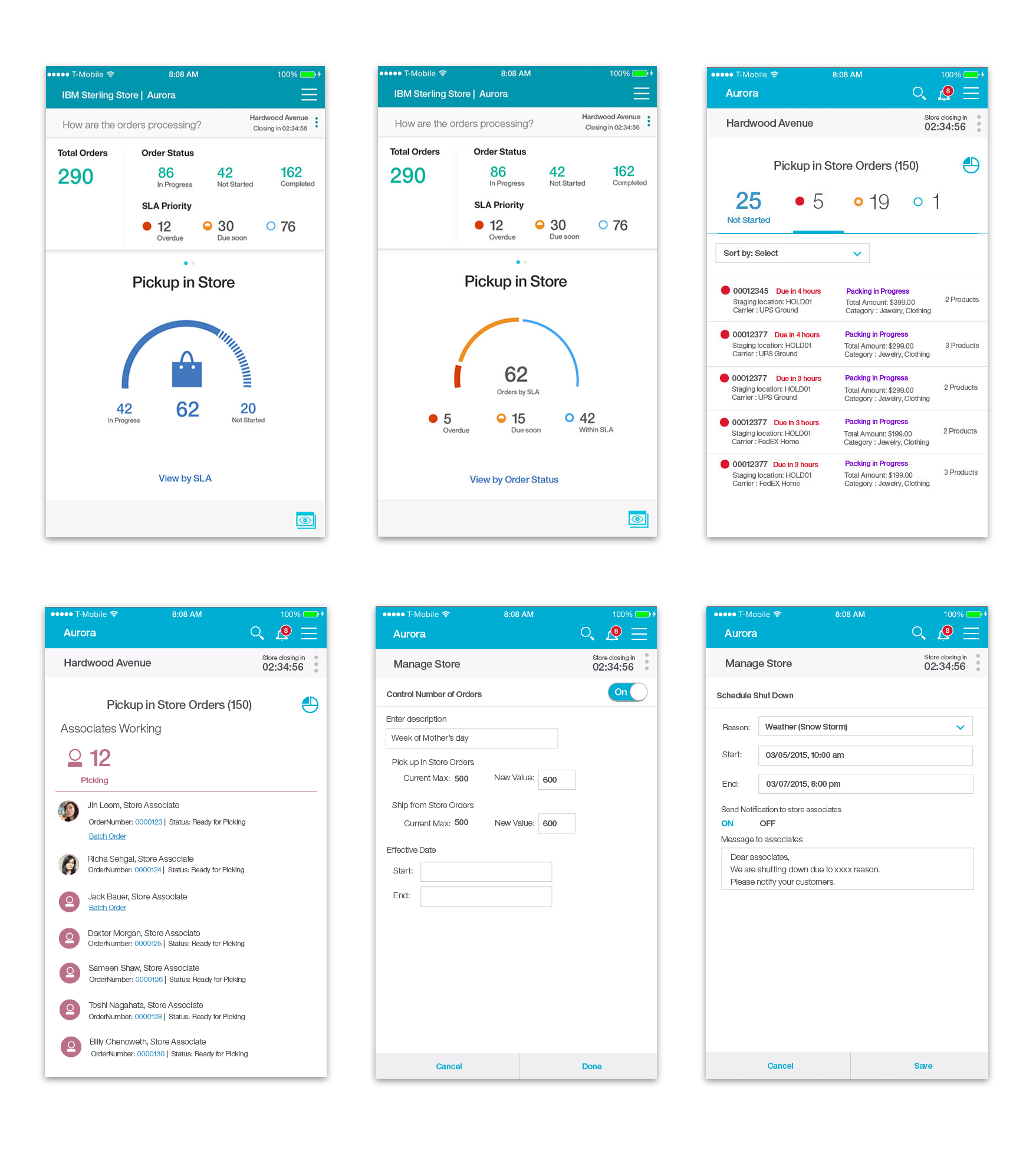 Early low-fidelity for mobile