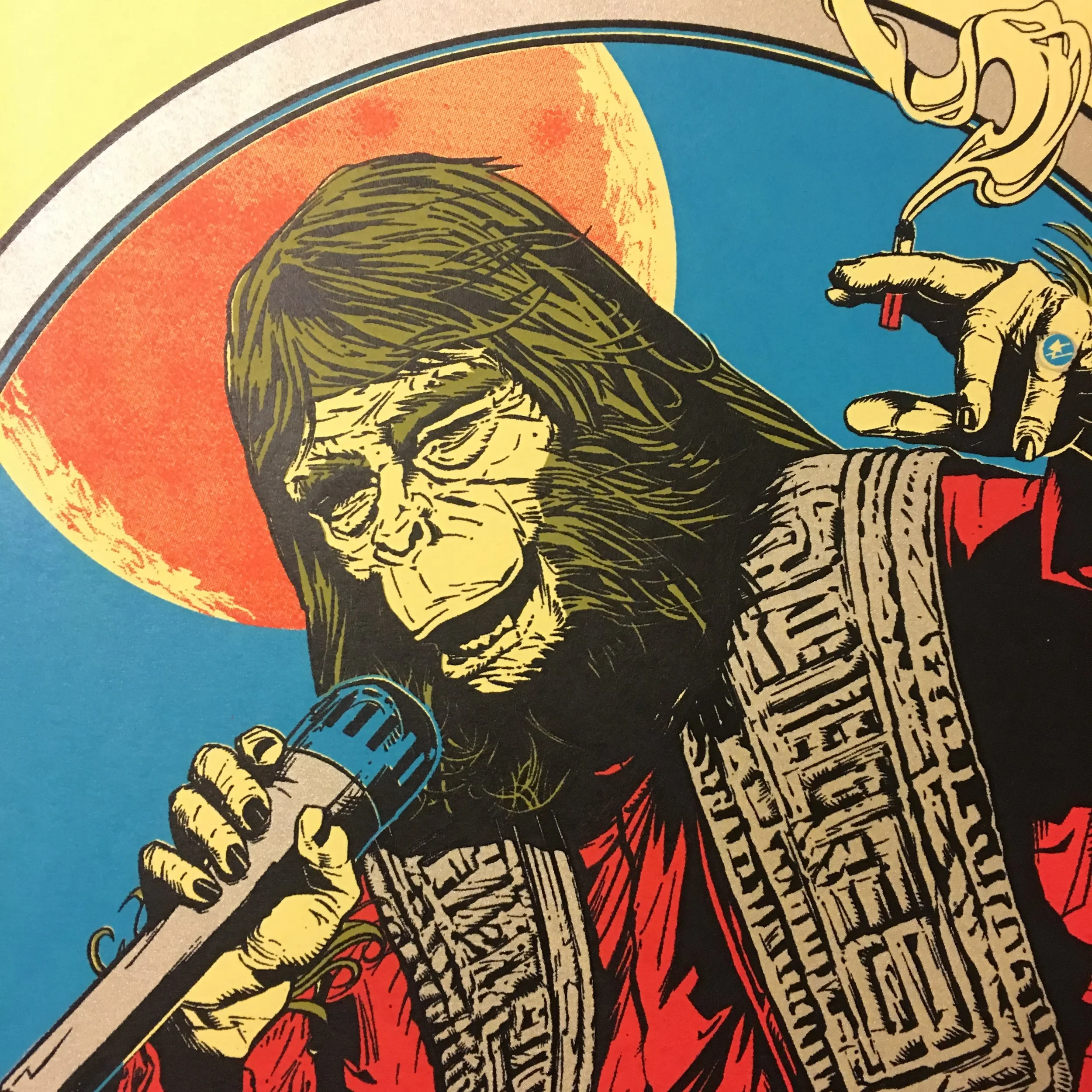 Guided By Voices - Cleveland concert poster close up Grog Shop 2017