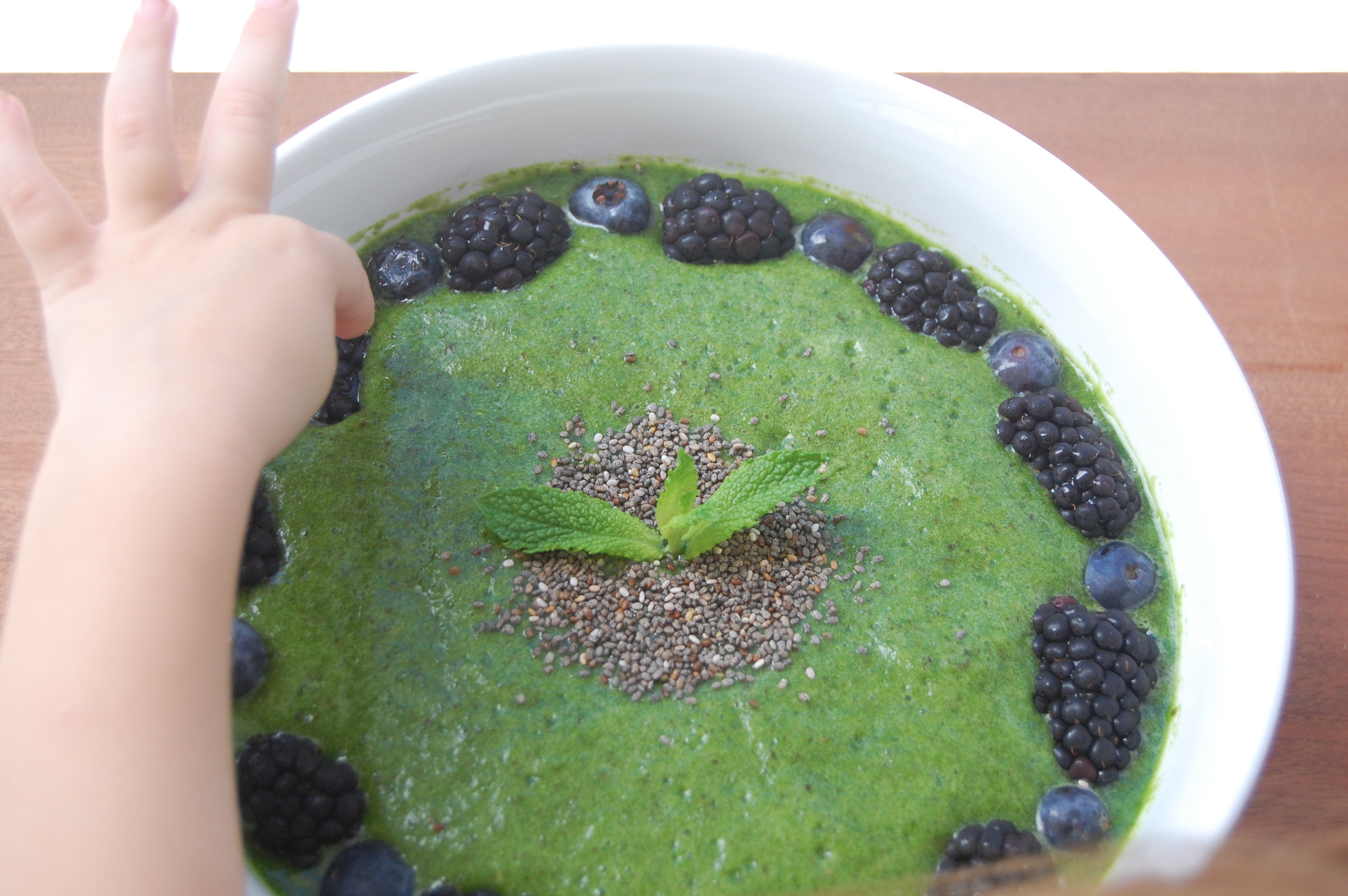 If you have little ones, let them pick out the toppings for their smoothie bowls to get them excited to eat their personalized healthy snack! 