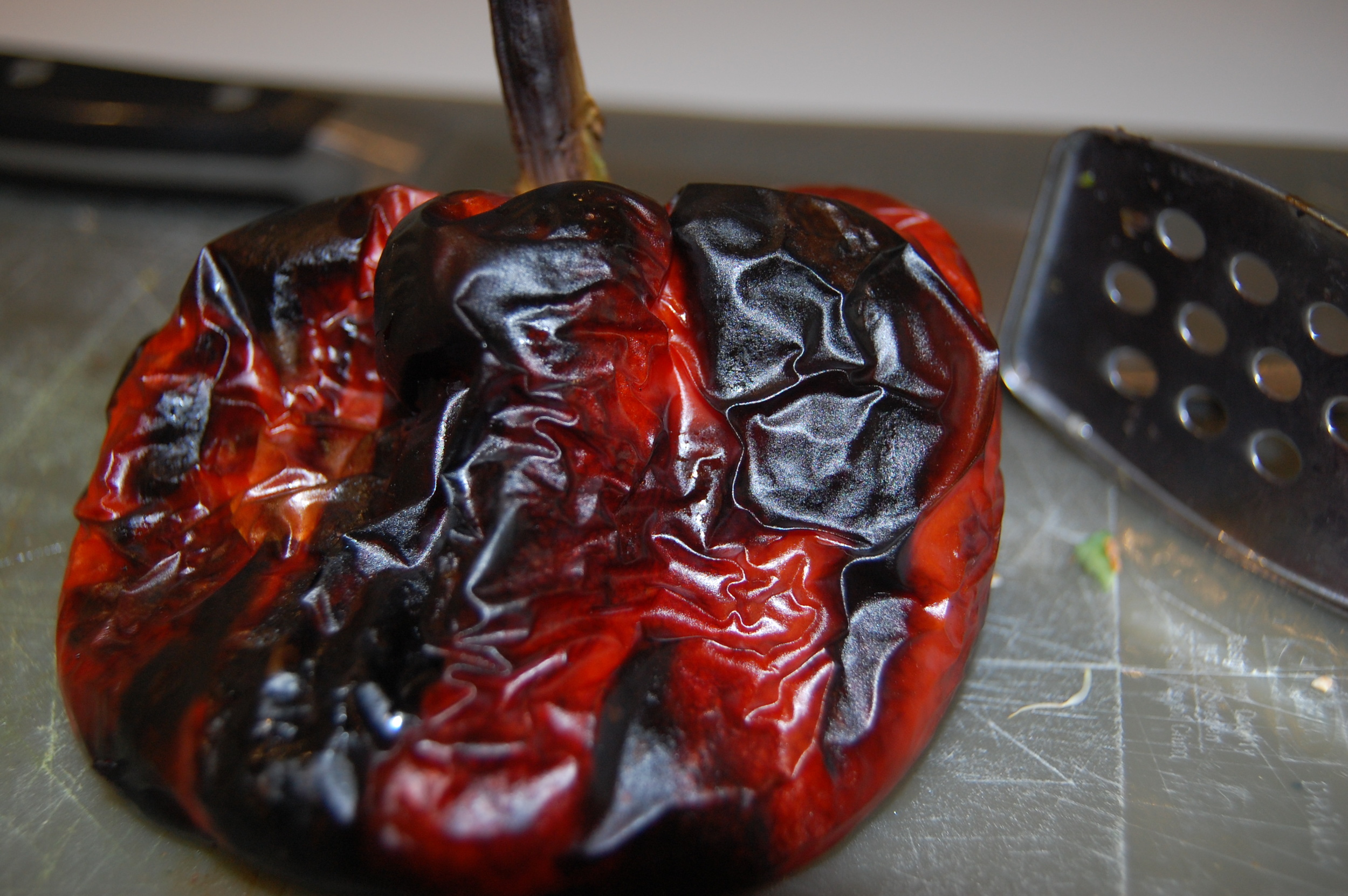 Don't be afraid to char the pepper! 