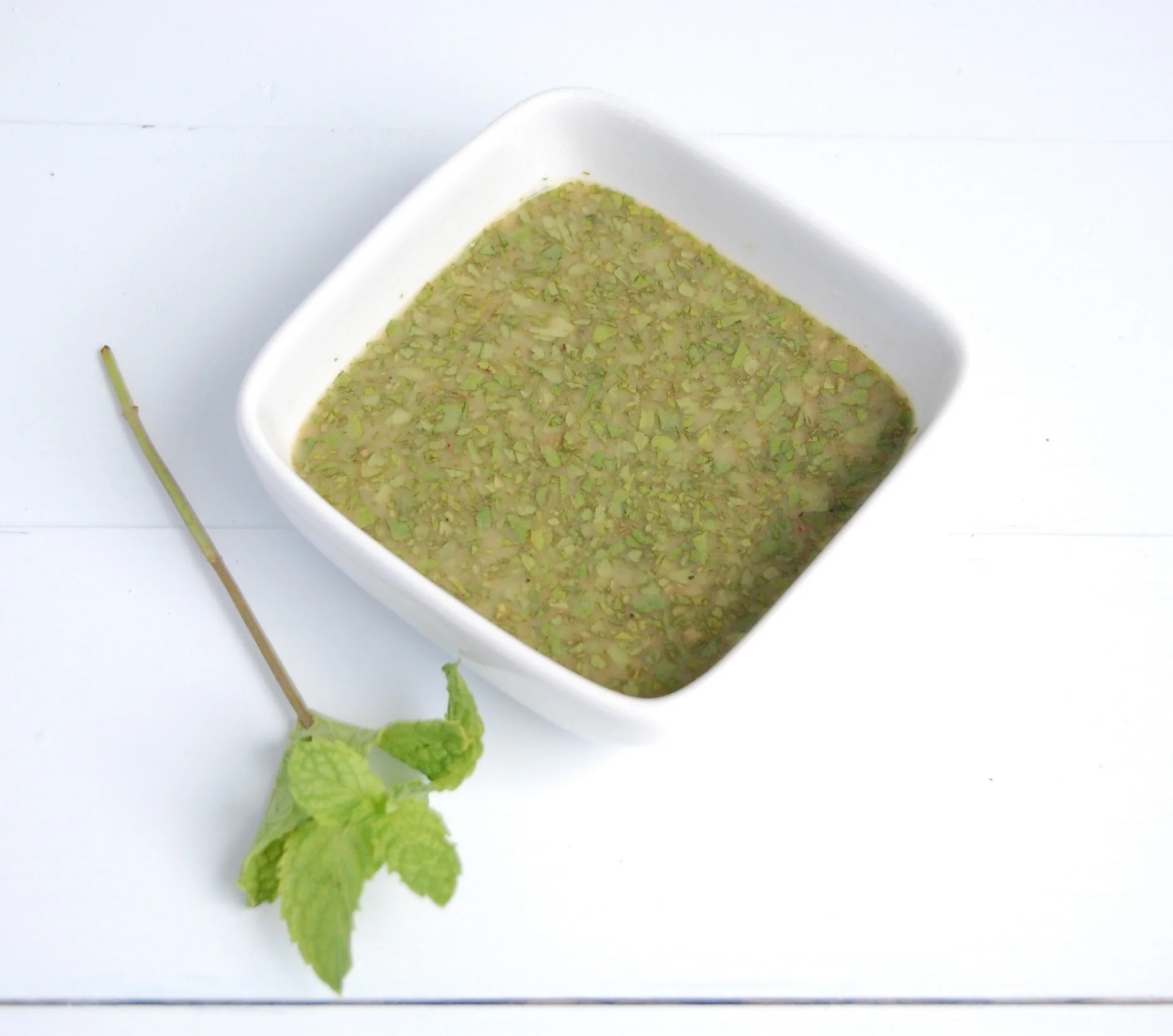 Here's a little glimpse of the dressing before it gets devoured by that giant bowl of goodness.