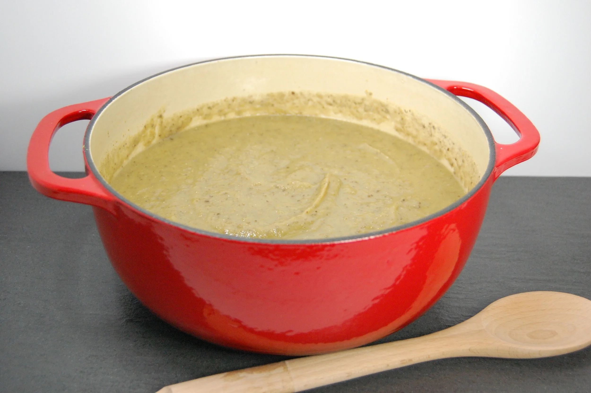 I prefer a creamier consistency so I blended my soup until it was almost smooth. If you prefer a chunkier soup, you can pulse your blender and leave some chunks of squash and lentils in tact. 