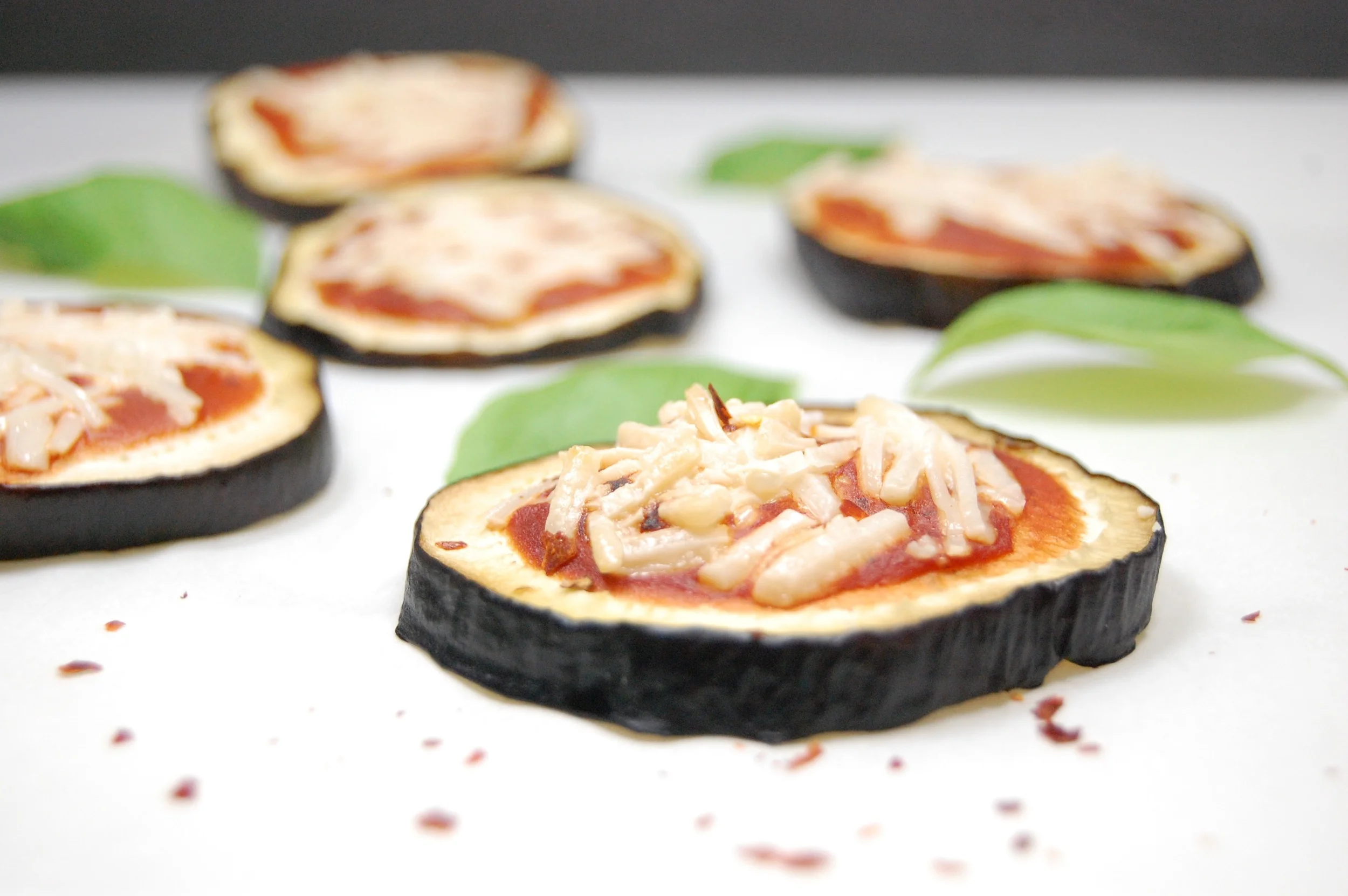 Minnie Eggplant Pizzas