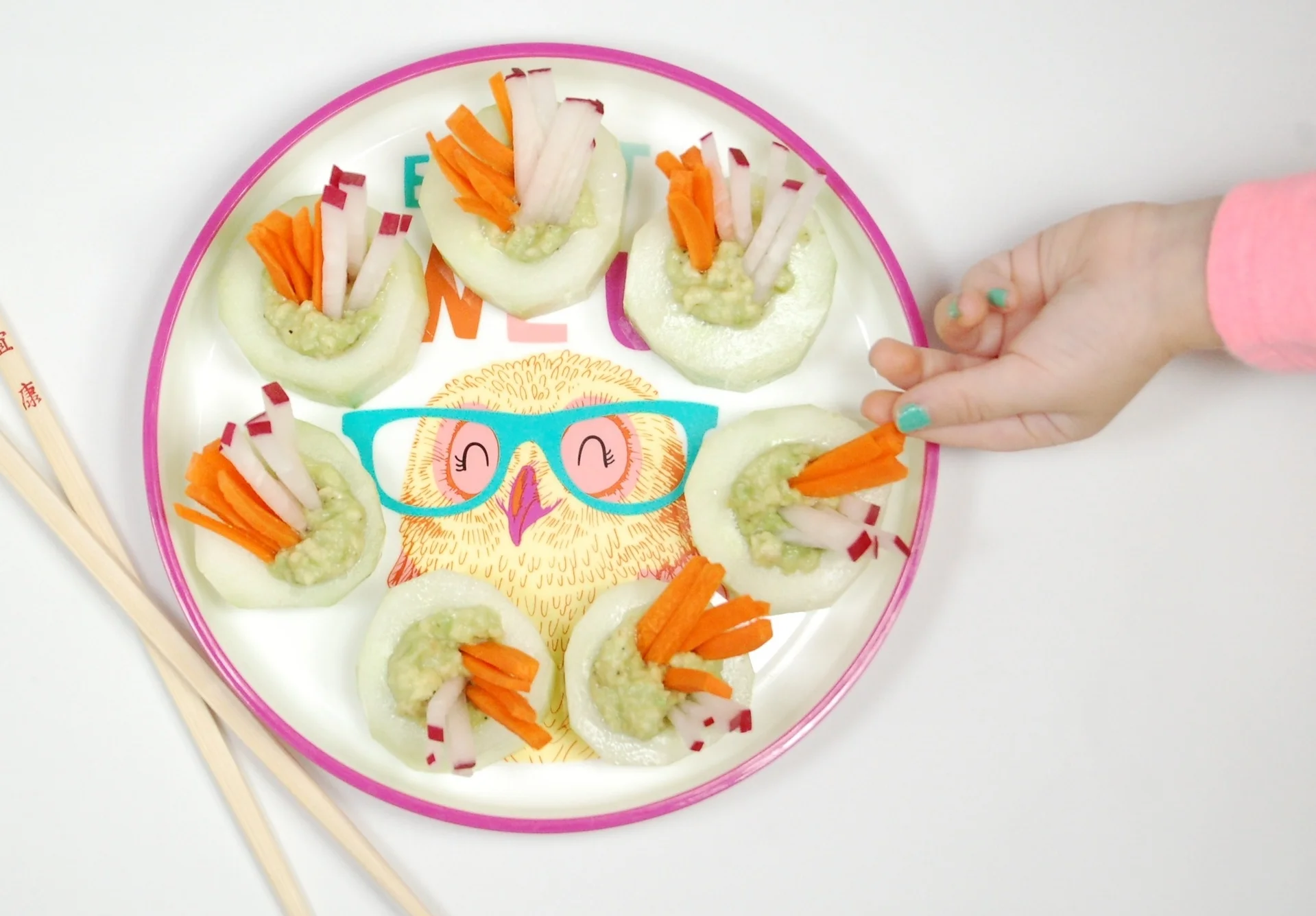 Minnie Cucumber Sushi