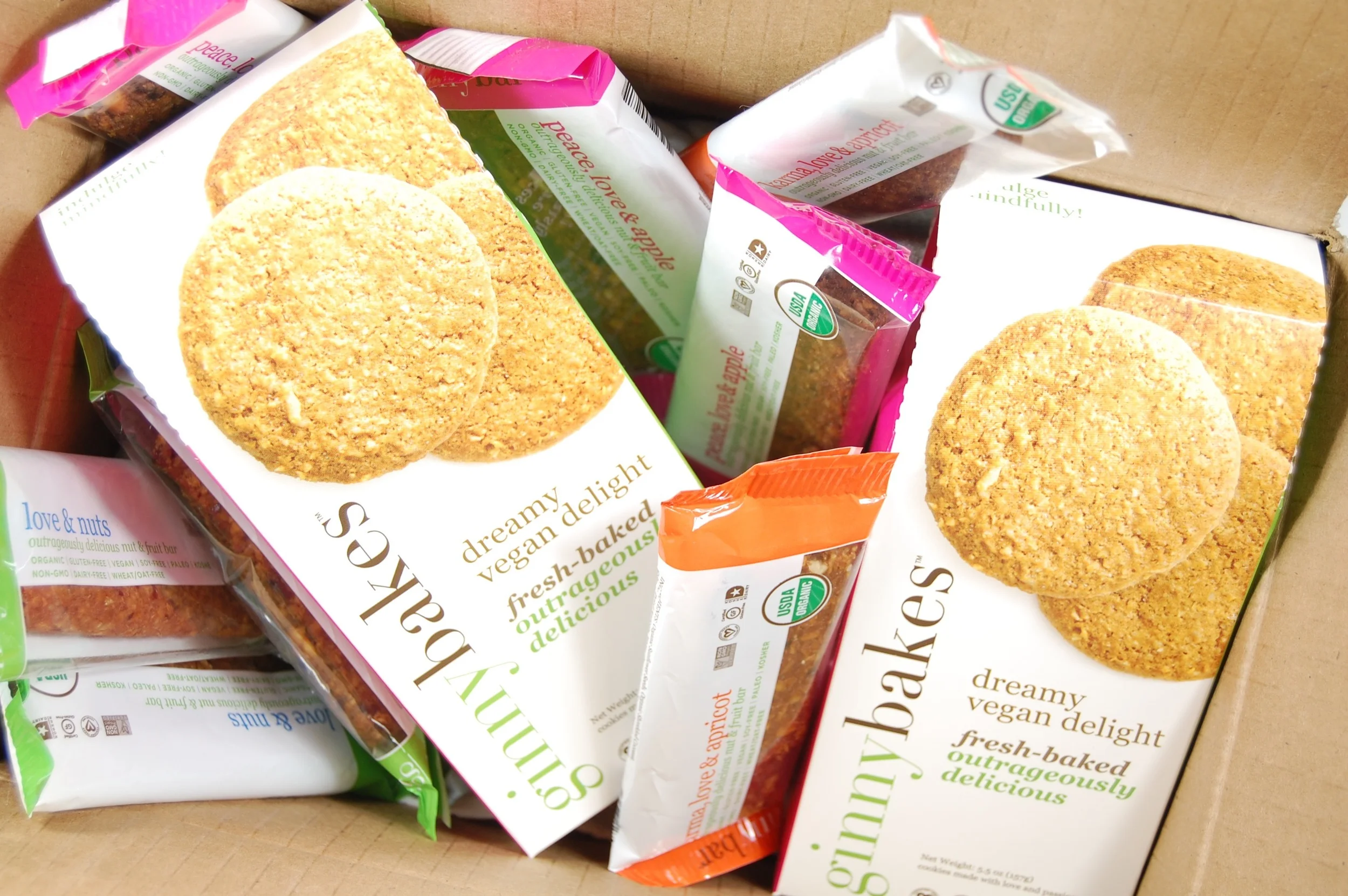 ginnybakes generously sent us this box full of yummy cookies and bars and inspired some fun, new creations like this one!