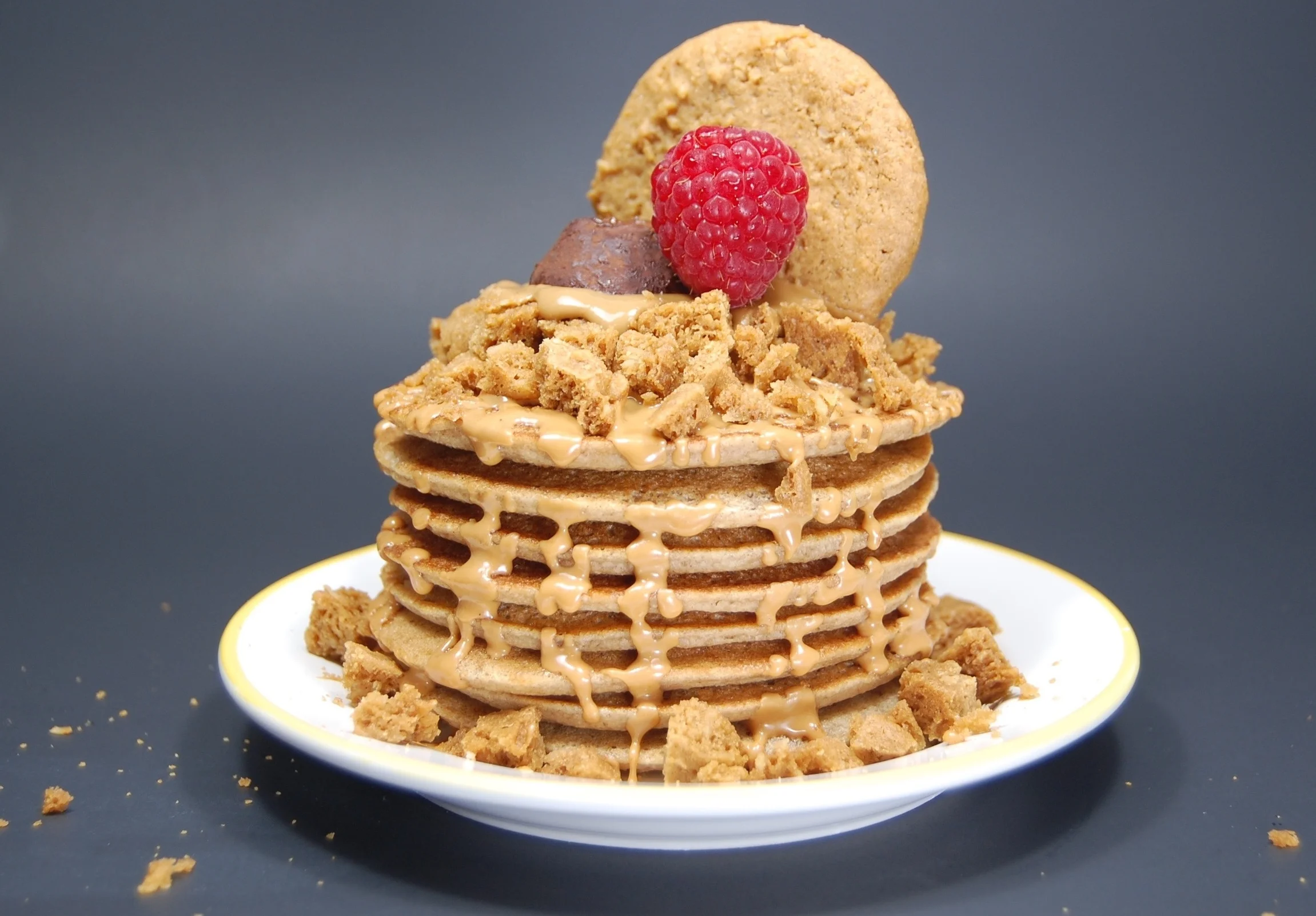 Cookie Monster Pancakes